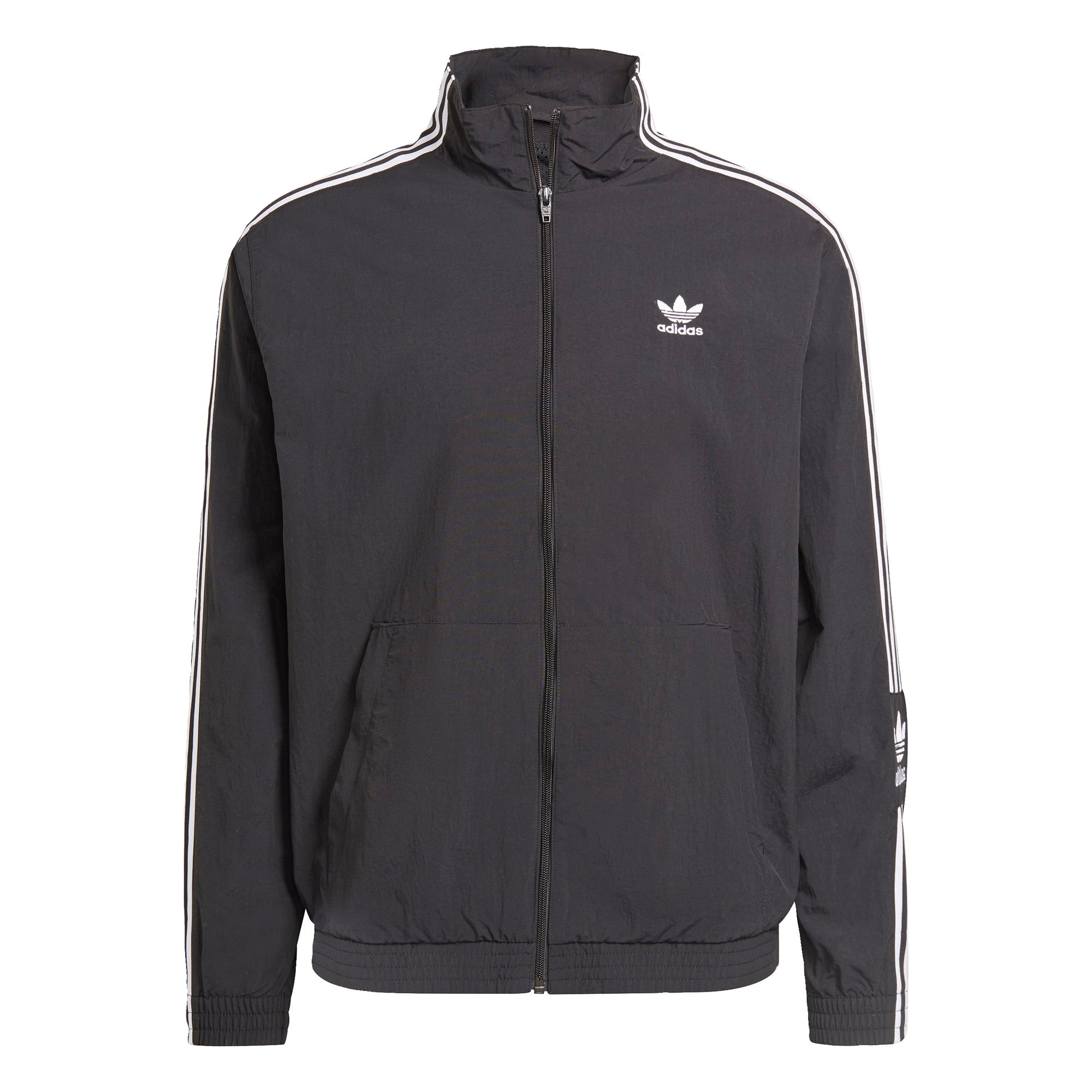 ADIDAS ORIGINALS Prehodna jakna  črna / bela
