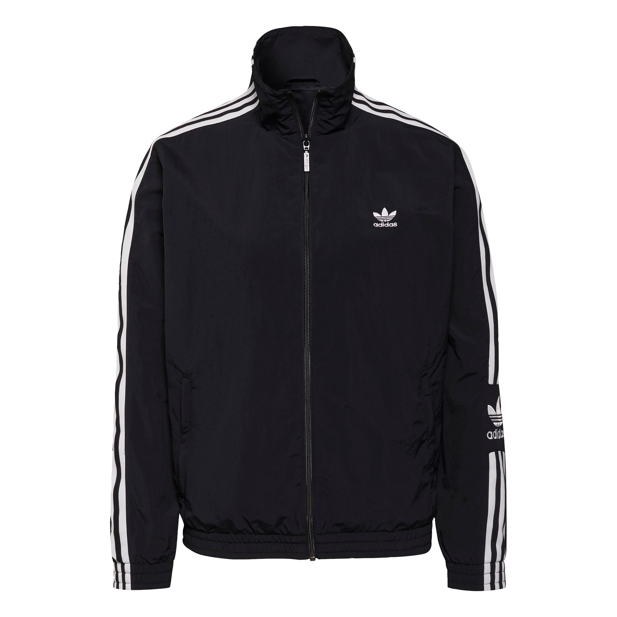 ADIDAS ORIGINALS Prehodna jakna  črna / bela