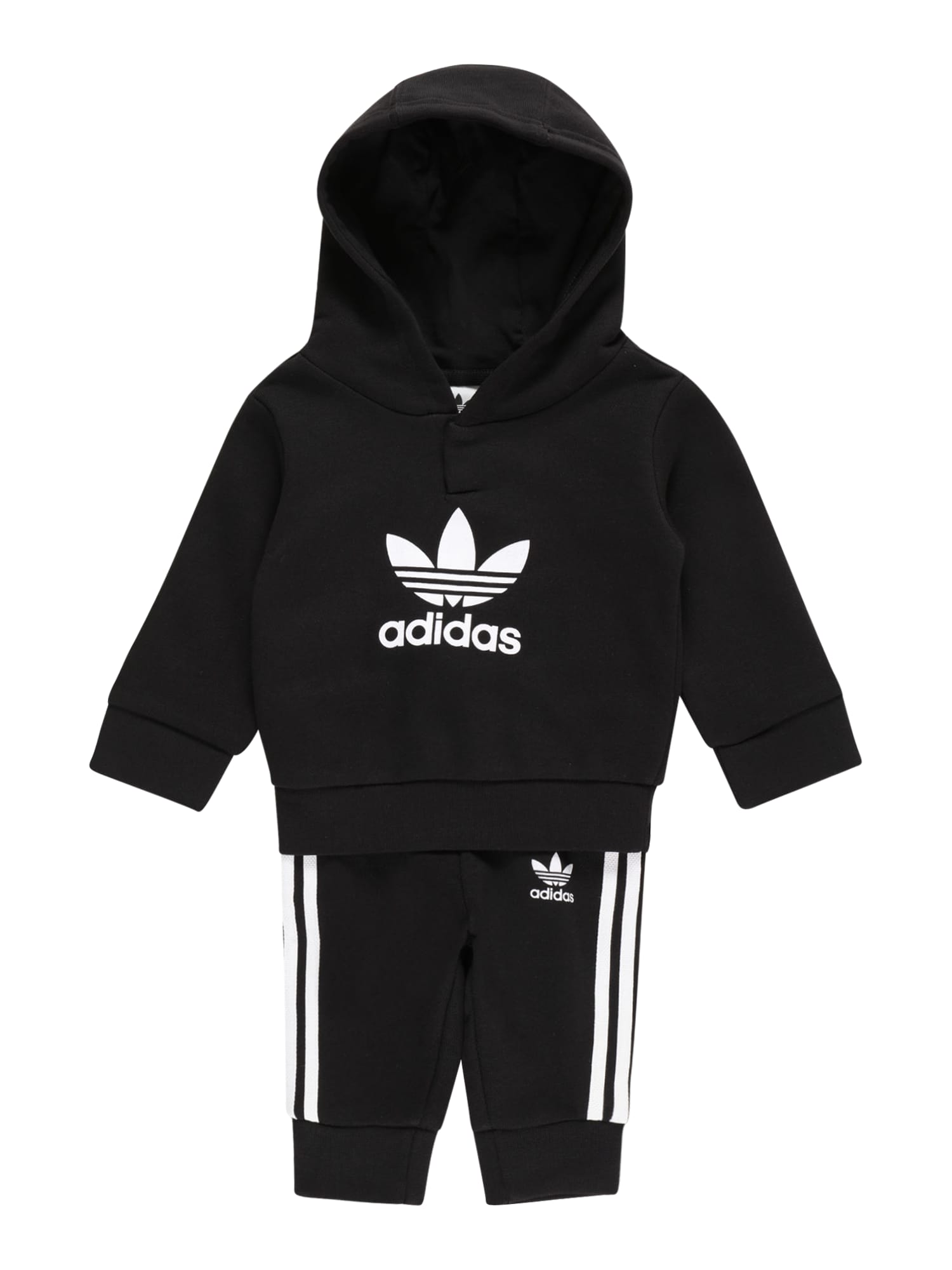 ADIDAS ORIGINALS Trenirka za tek  črna / bela
