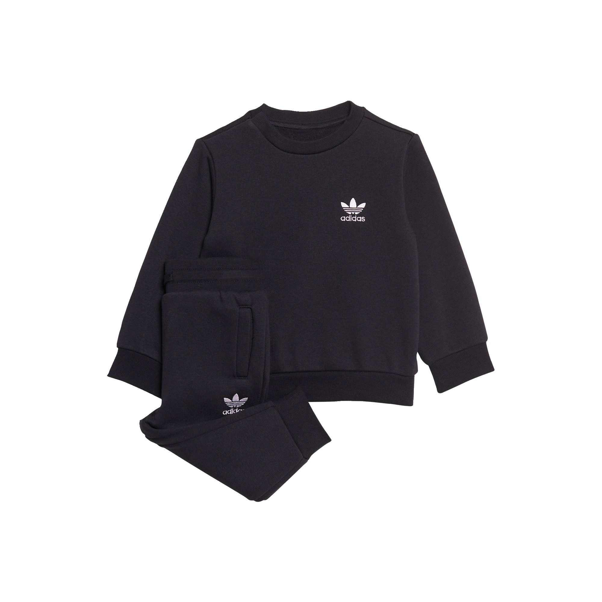 ADIDAS ORIGINALS Trenirka za tek  črna / bela