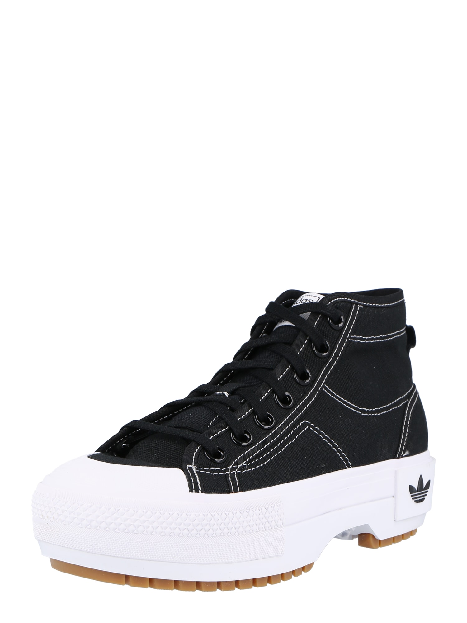 ADIDAS ORIGINALS Visoke superge 'Nizza'  črna / bela