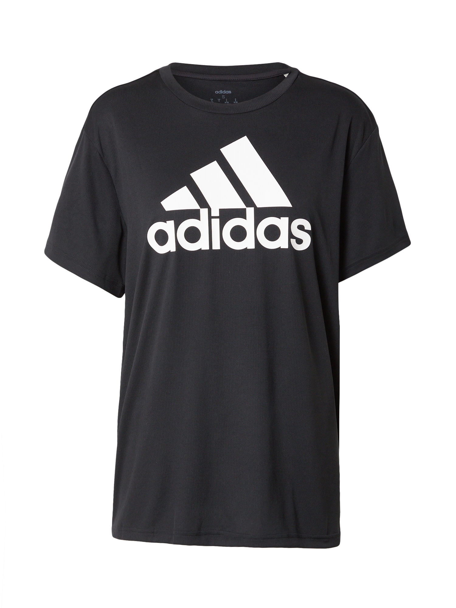 ADIDAS PERFORMANCE Funkcionalna majica  črna / bela