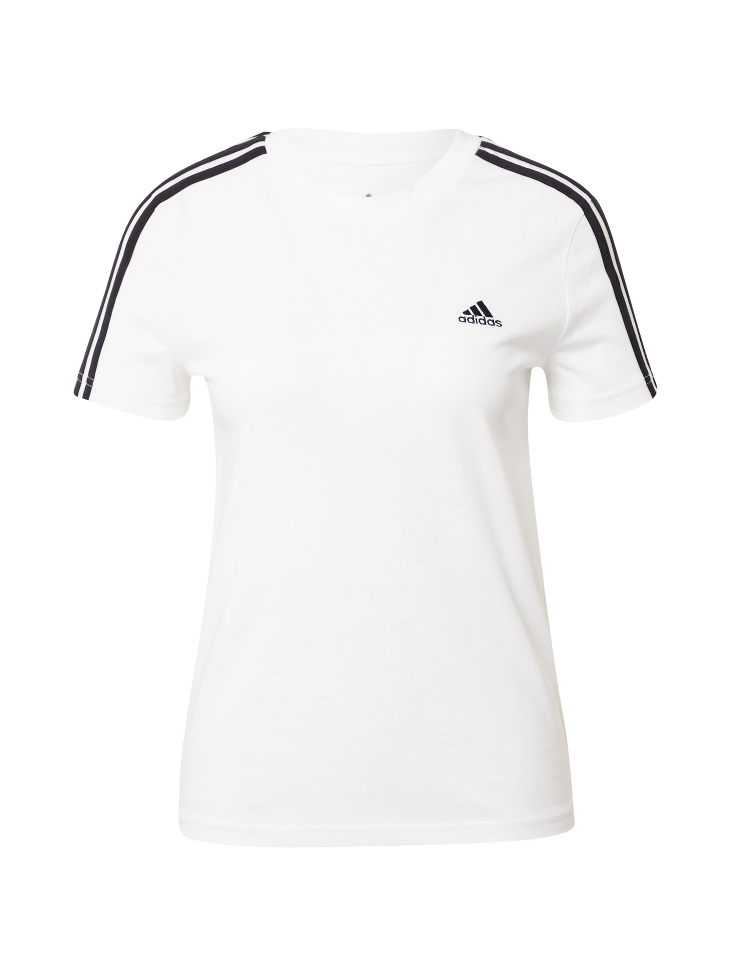 ADIDAS PERFORMANCE Funkcionalna majica  črna / bela