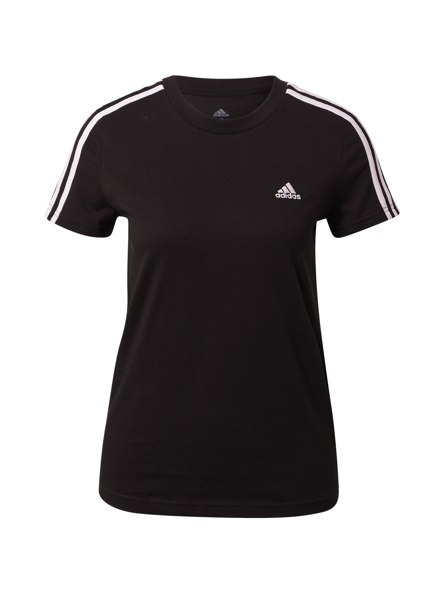 ADIDAS PERFORMANCE Funkcionalna majica  črna / bela