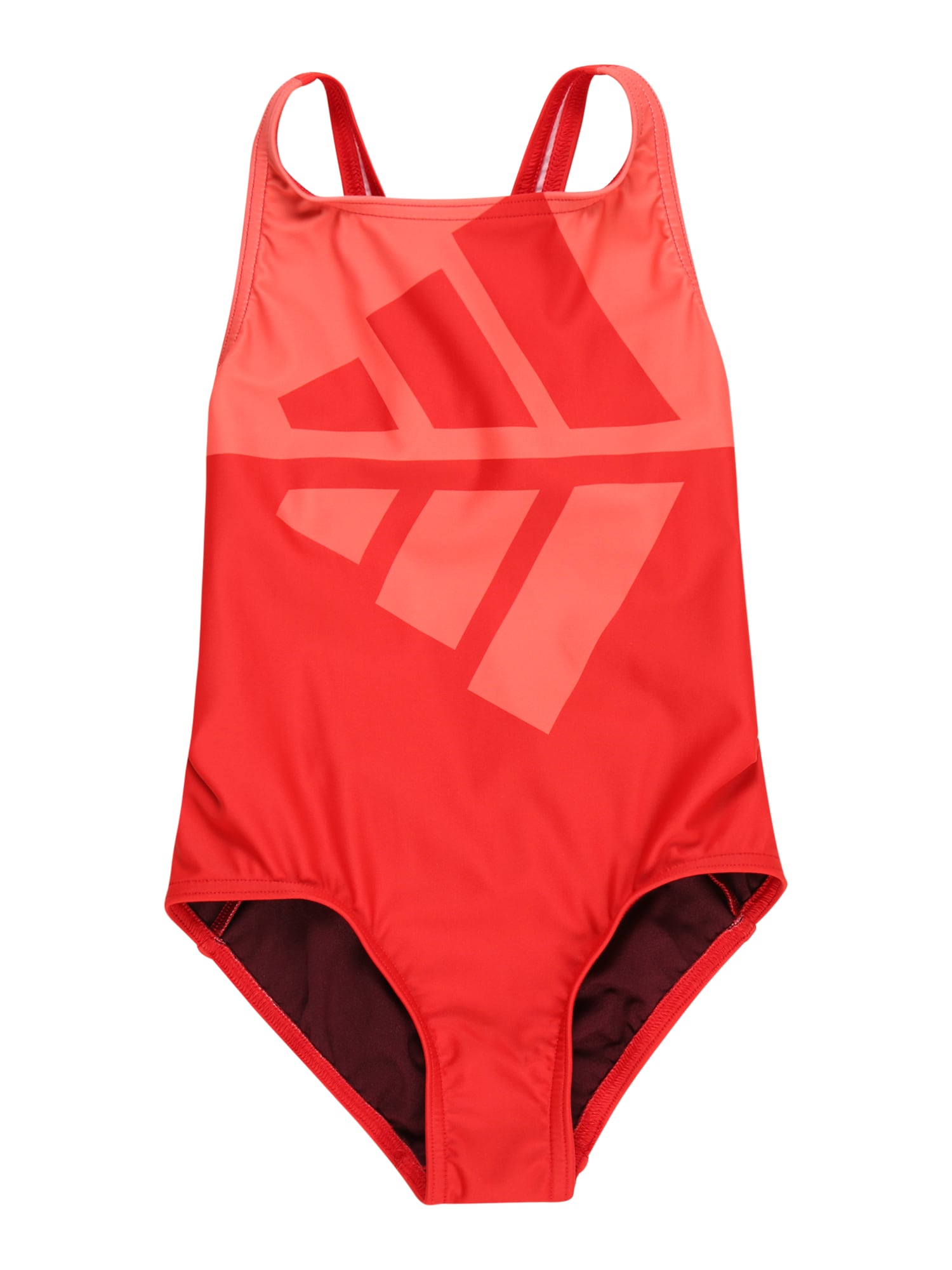 ADIDAS PERFORMANCE Športna kopalna moda  rdeča / pastelno rdeča / črna / bela