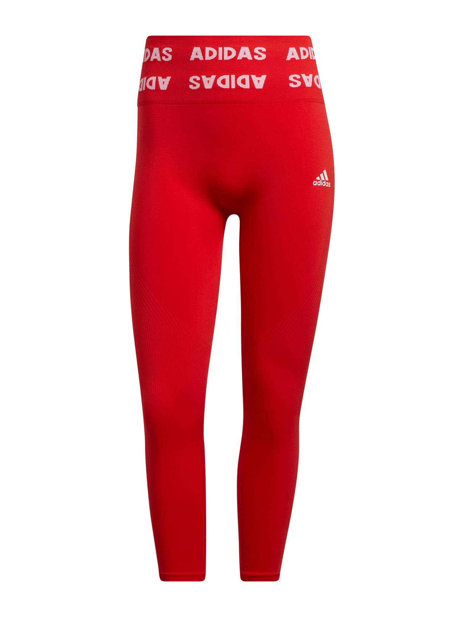 ADIDAS PERFORMANCE Športne hlače  ognjeno rdeča / bela