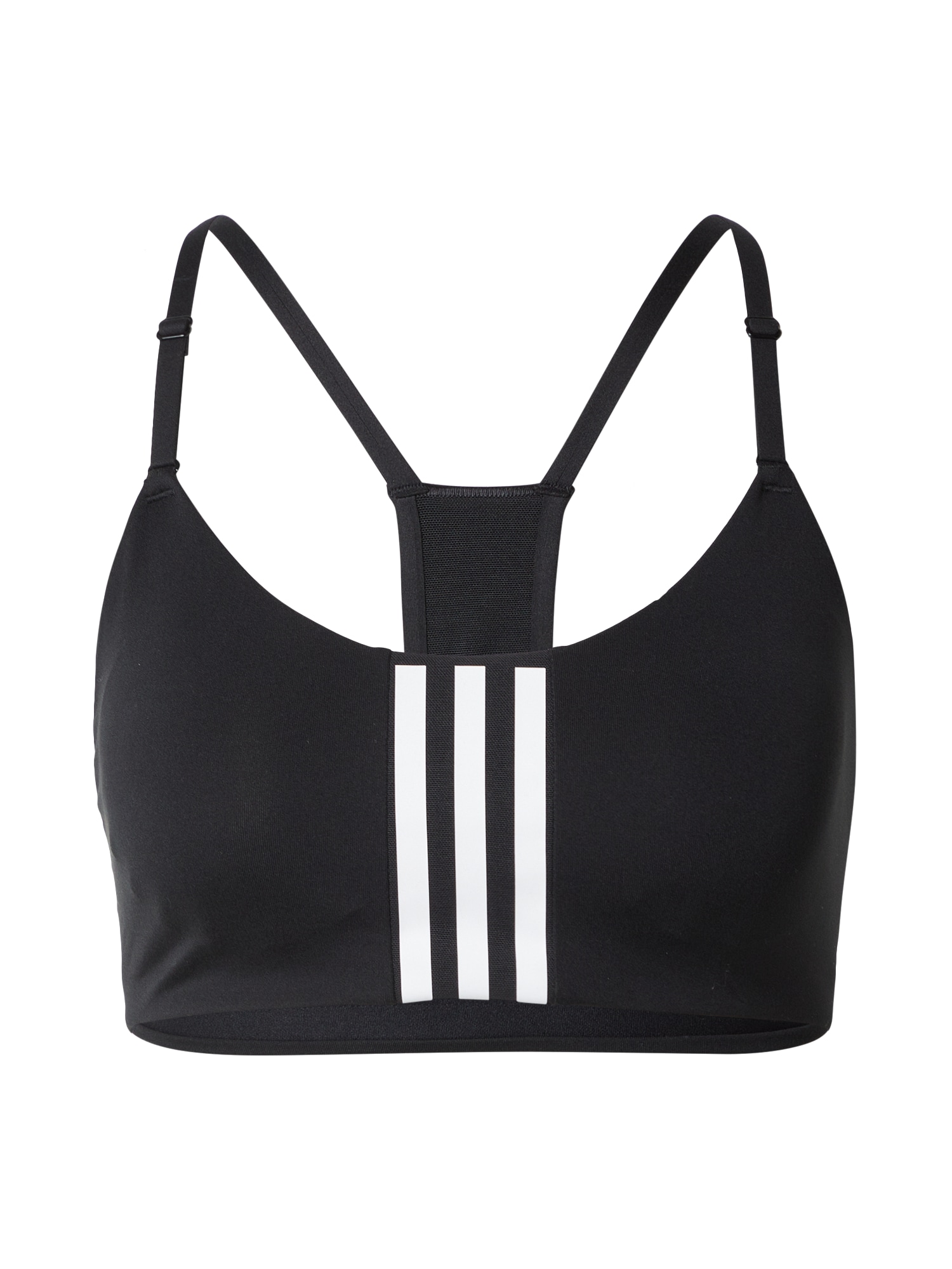 ADIDAS PERFORMANCE Športni nederček  črna / bela
