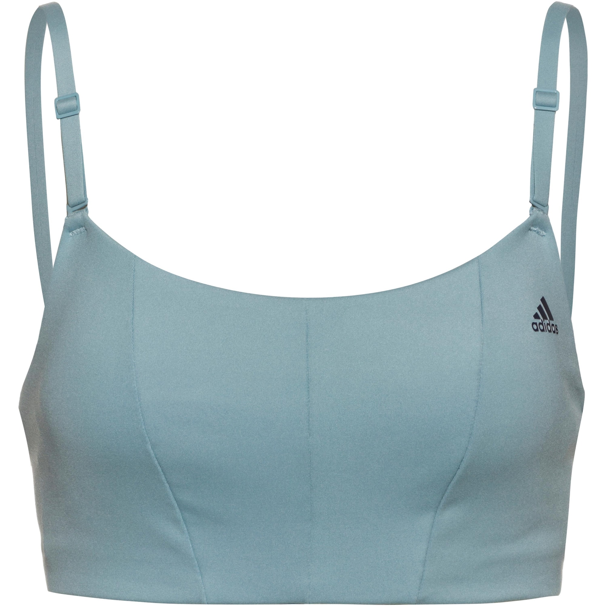 ADIDAS PERFORMANCE Športni nederček  pastelno modra / črna