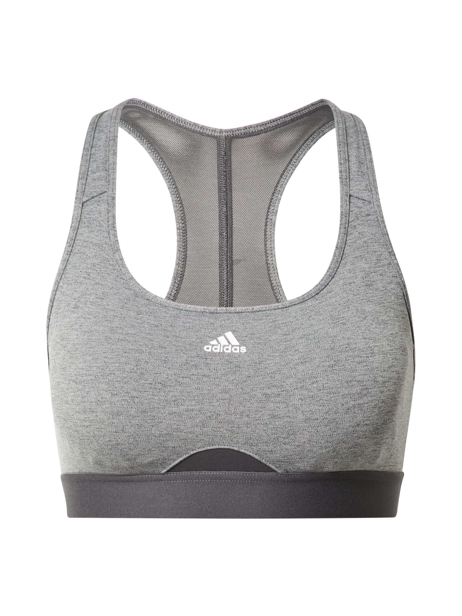 ADIDAS PERFORMANCE Športni nederček  temno modra / pegasto siva / bela