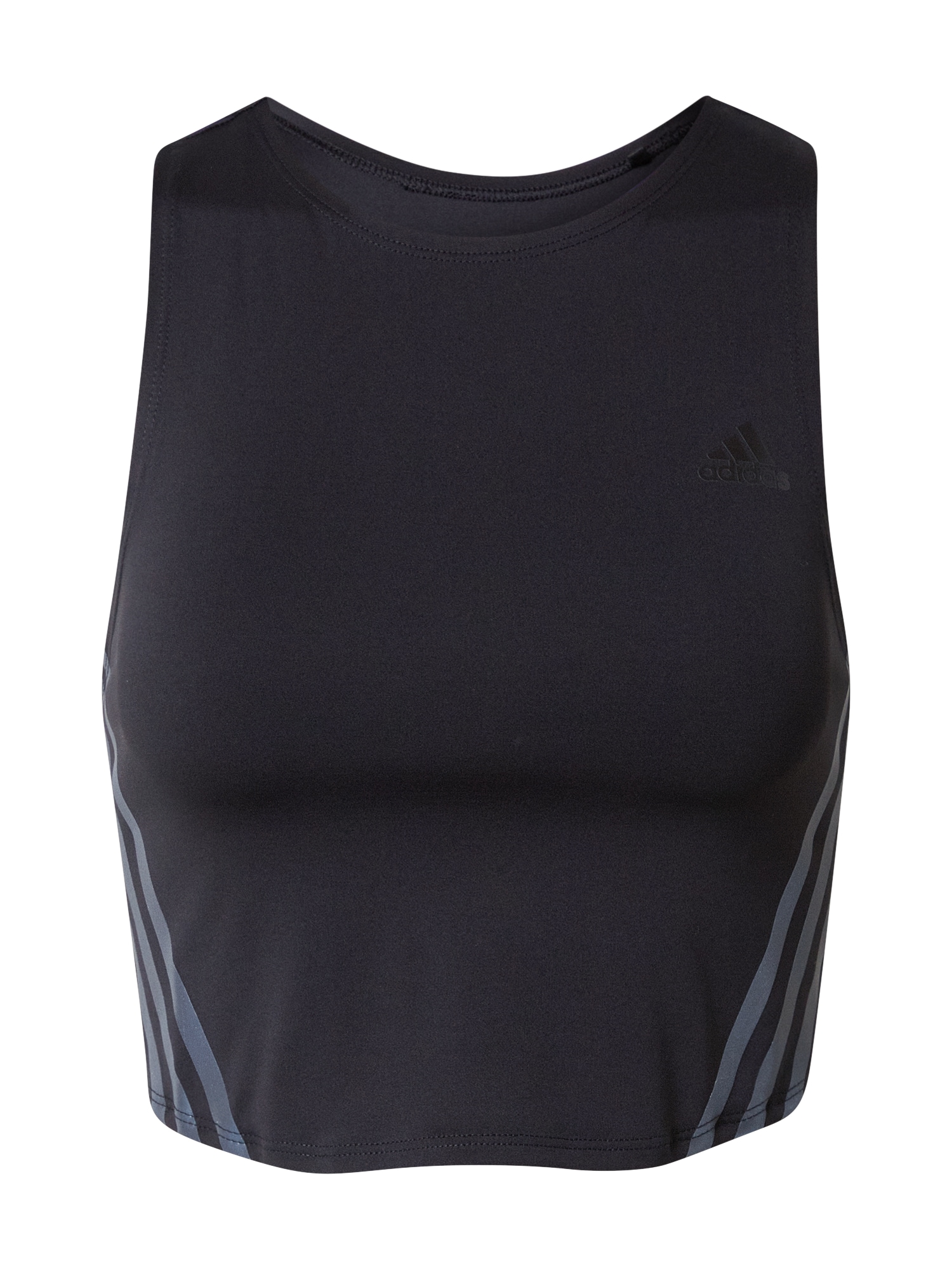 ADIDAS PERFORMANCE Športni top  temno siva / črna