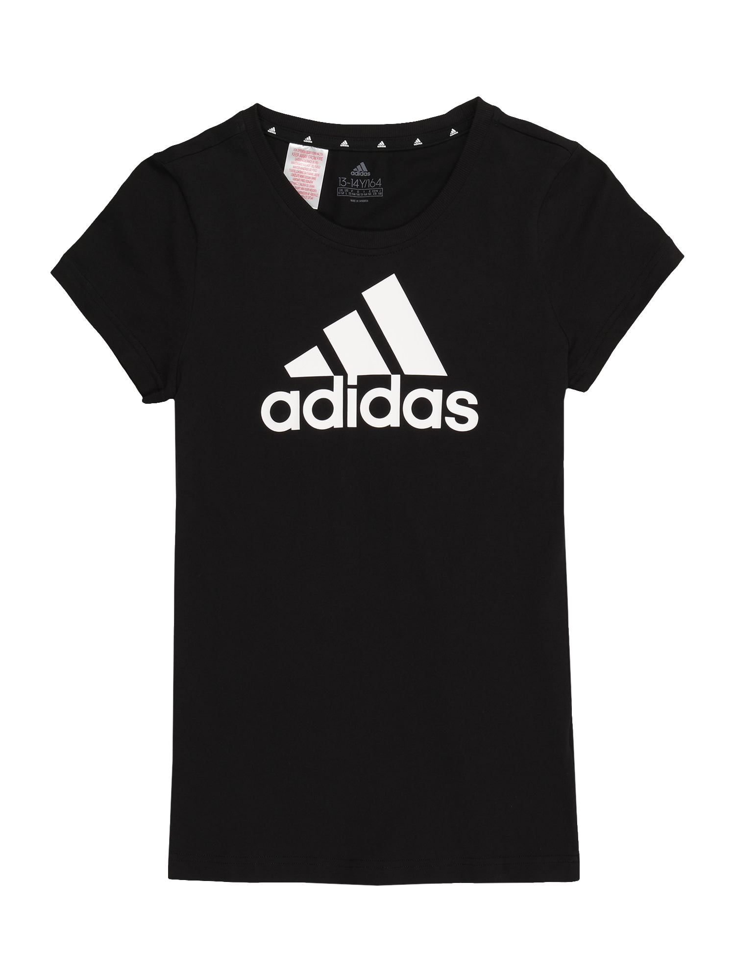 ADIDAS SPORTSWEAR Funkcionalna majica  črna / bela