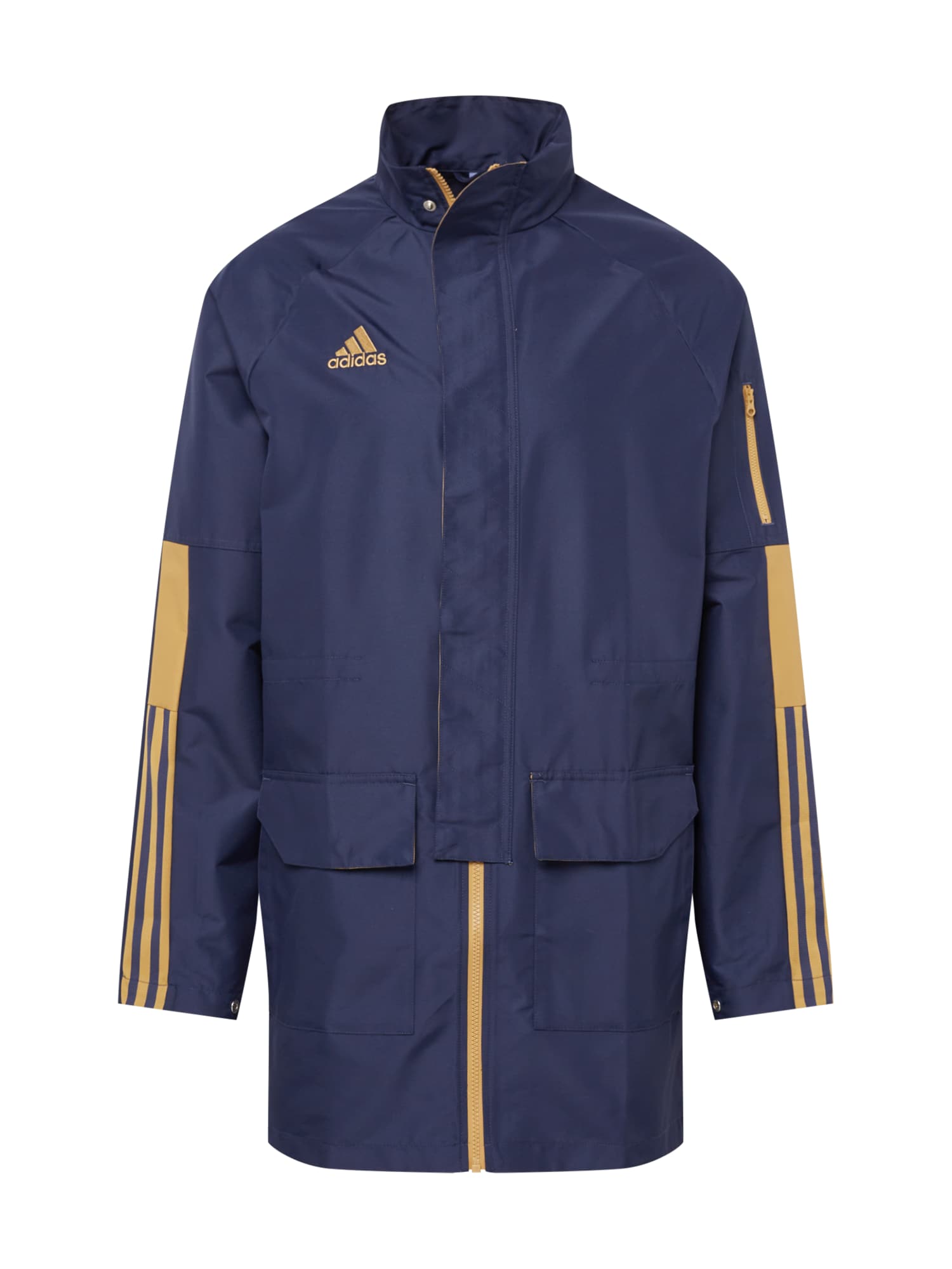 ADIDAS SPORTSWEAR Športna jakna 'Tiro'  mornarska / zlato-rumena