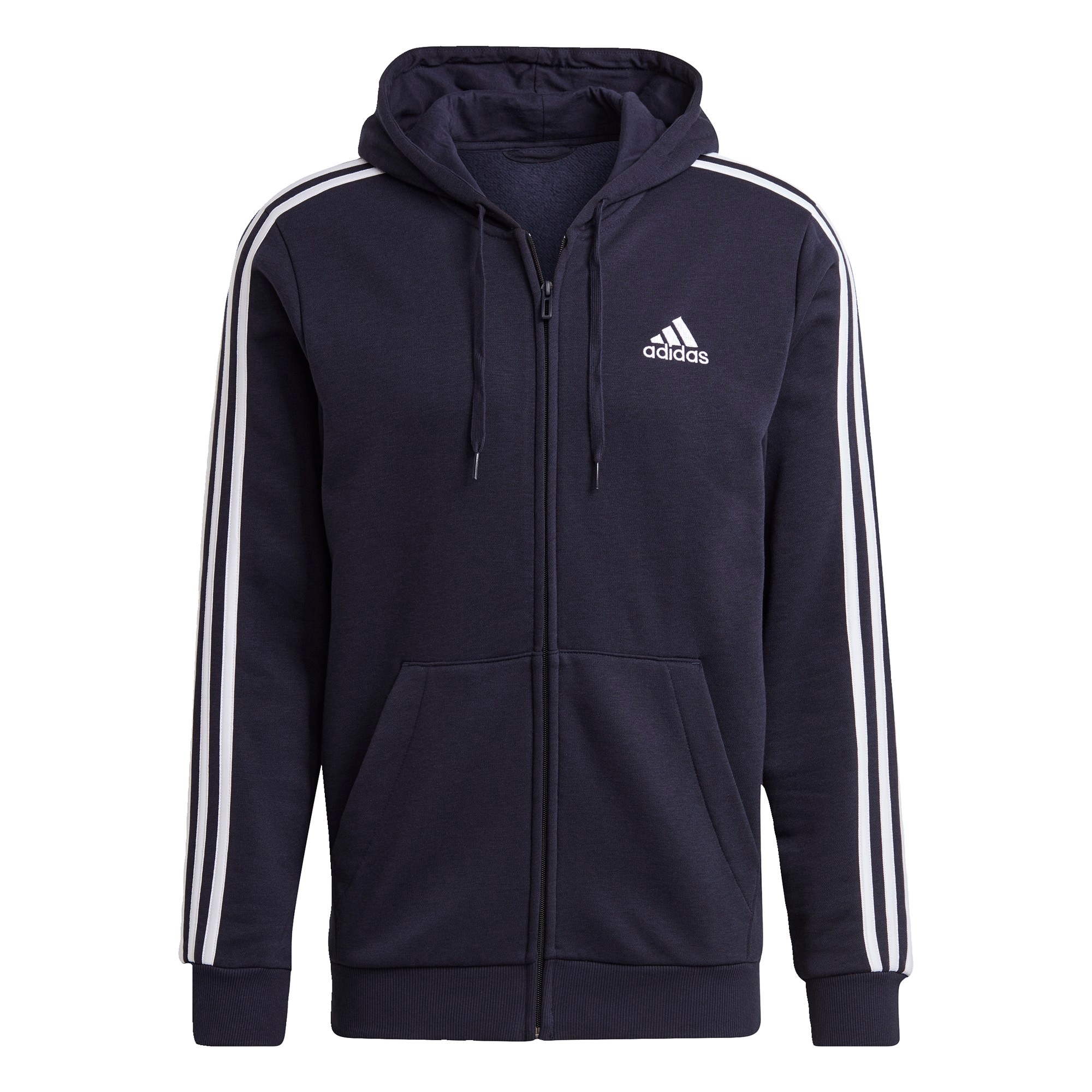 ADIDAS SPORTSWEAR Športna jopa na zadrgo  marine / bela