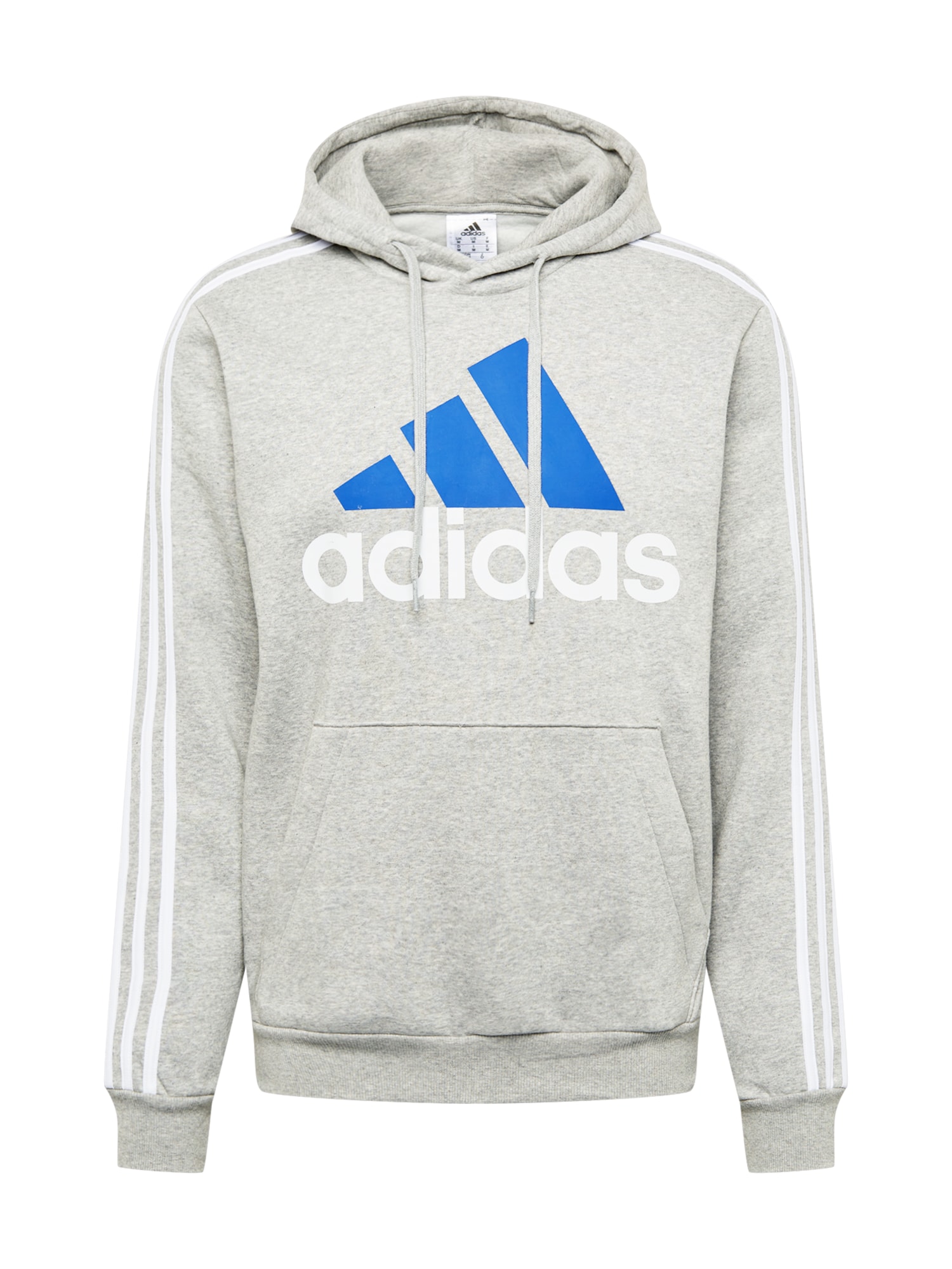 ADIDAS SPORTSWEAR Športna majica  modra / pegasto siva / bela