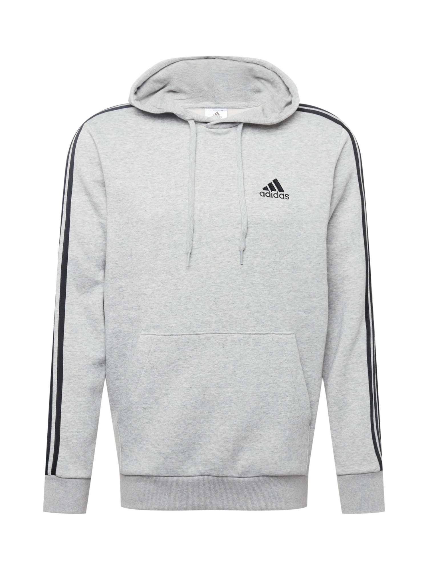 ADIDAS SPORTSWEAR Športna majica  pegasto siva / črna