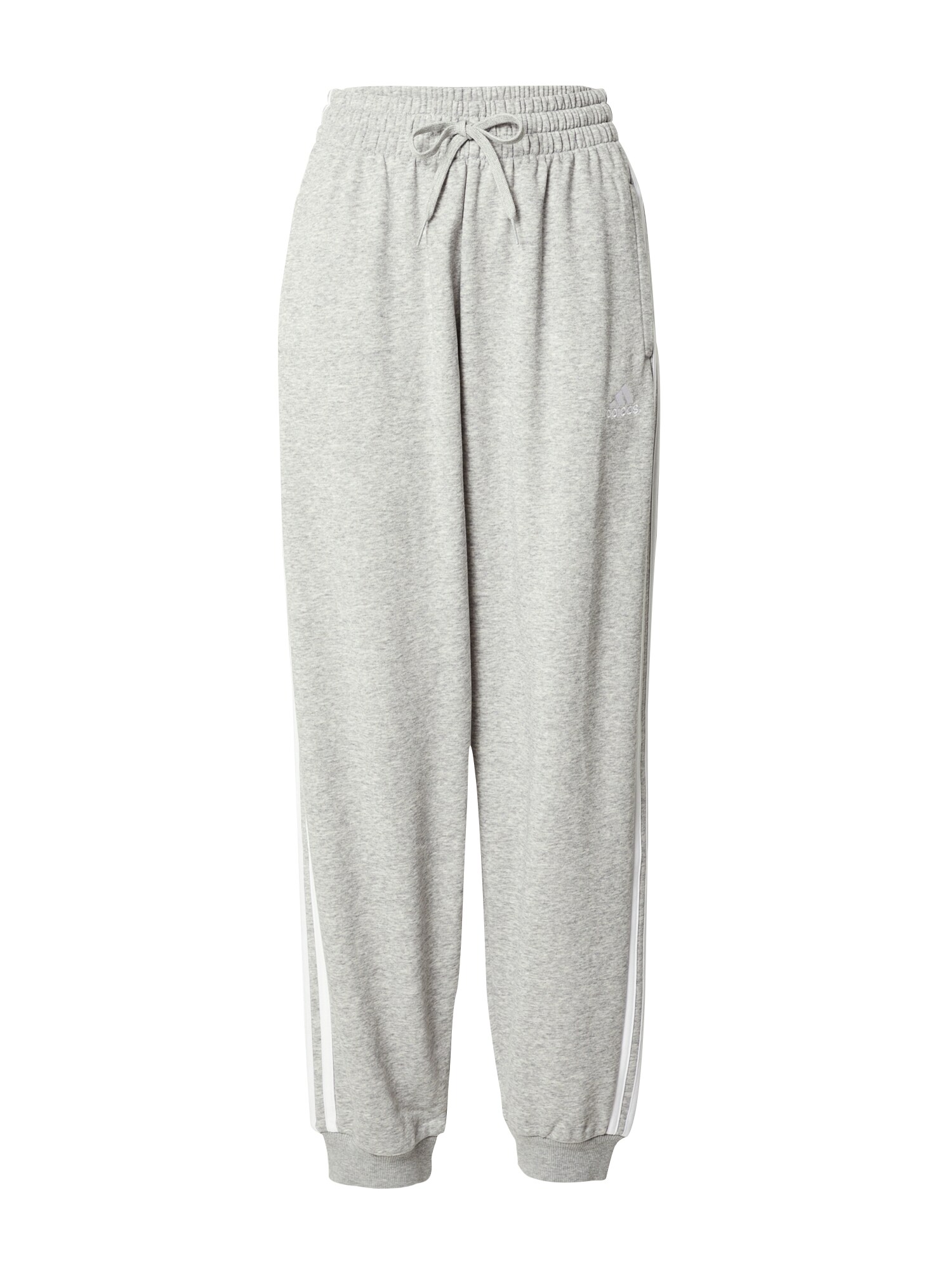 ADIDAS SPORTSWEAR Športne hlače  pegasto siva / bela