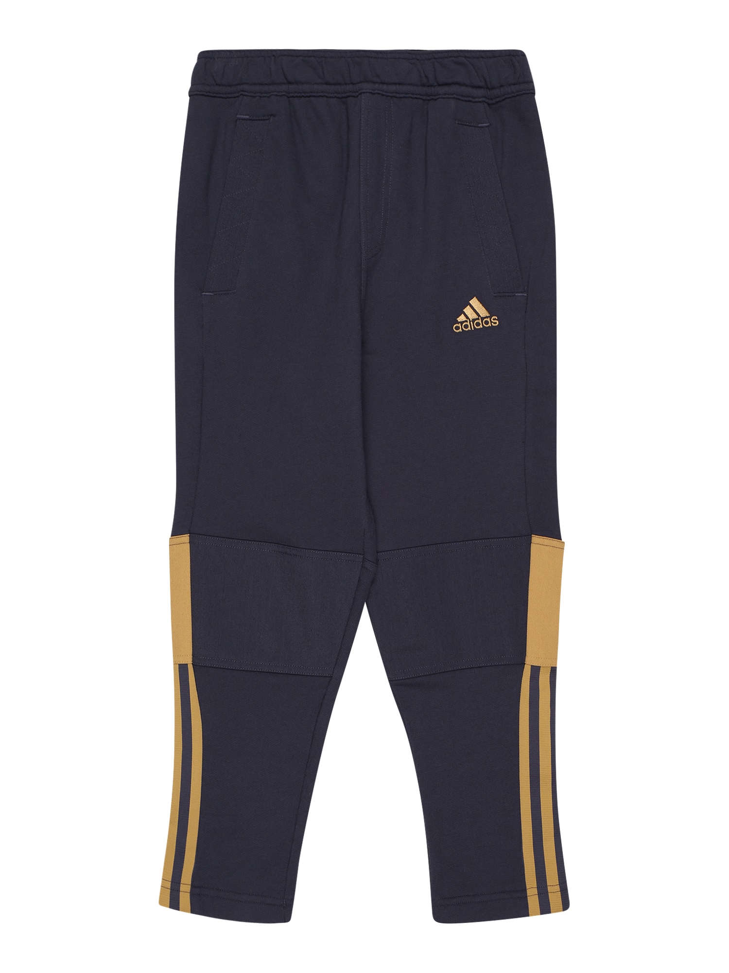 ADIDAS SPORTSWEAR Športne hlače  temno modra / zlata