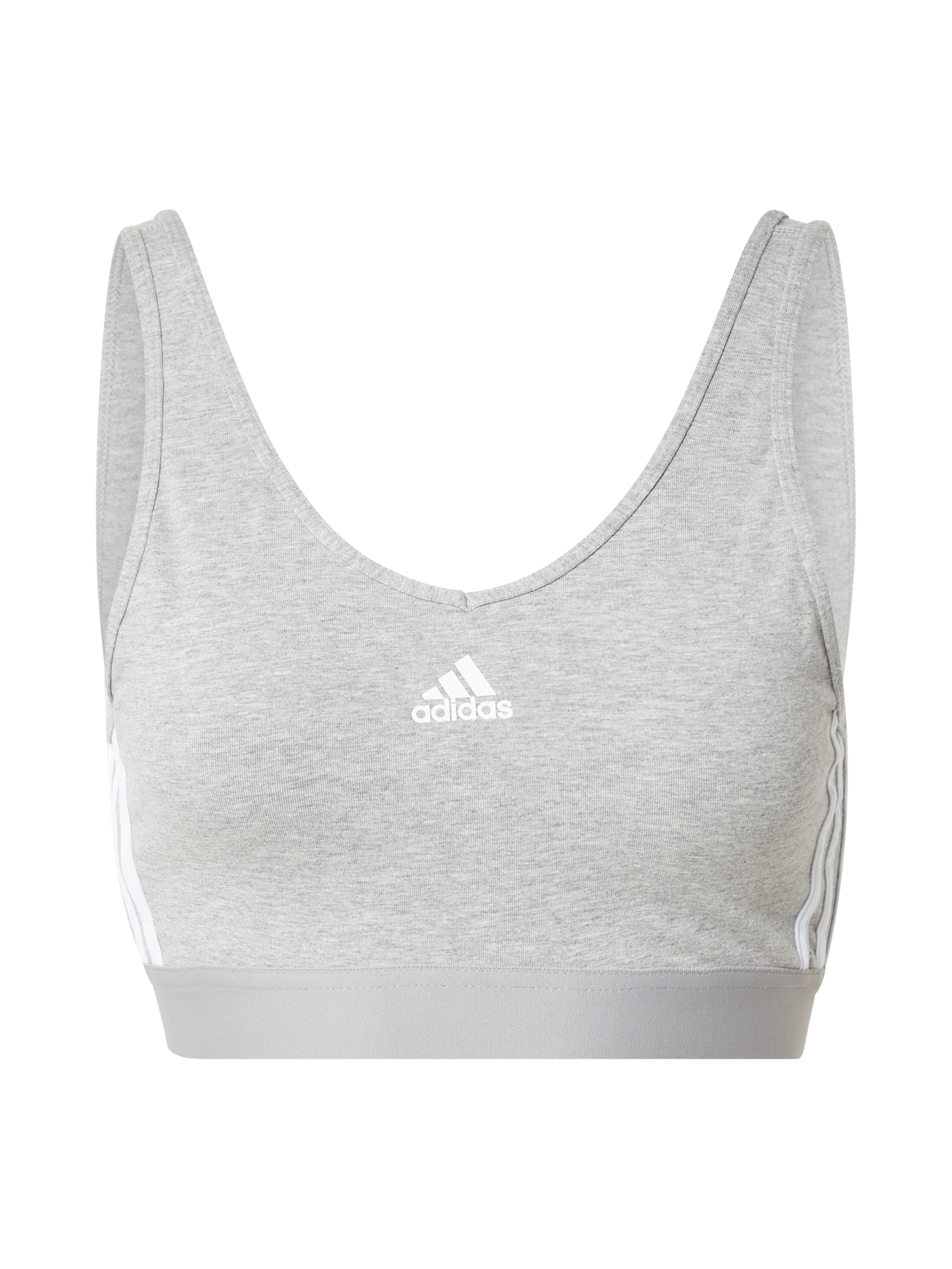 ADIDAS SPORTSWEAR Športni nederček  pegasto siva / bela