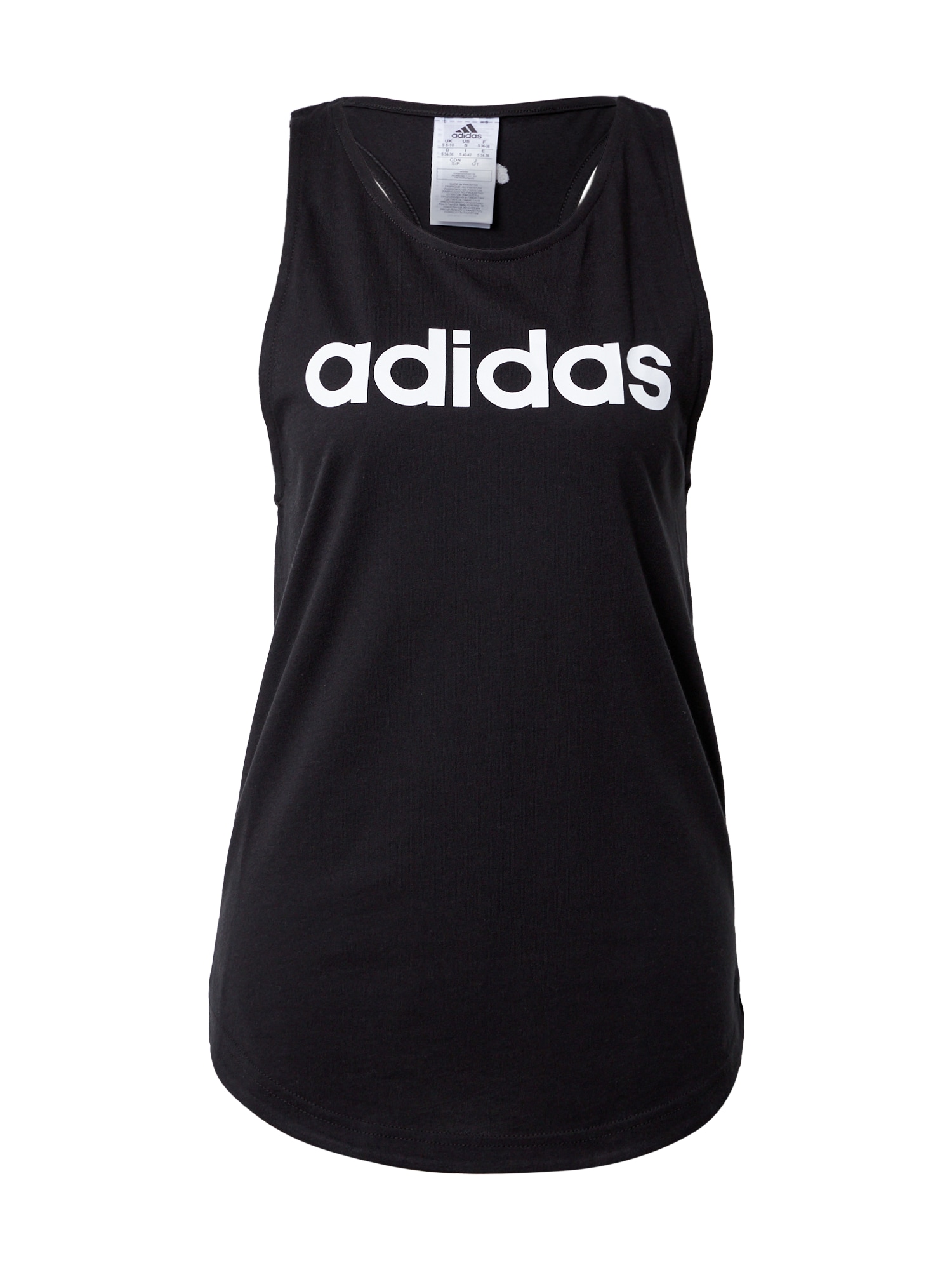 ADIDAS SPORTSWEAR Športni top  črna / bela