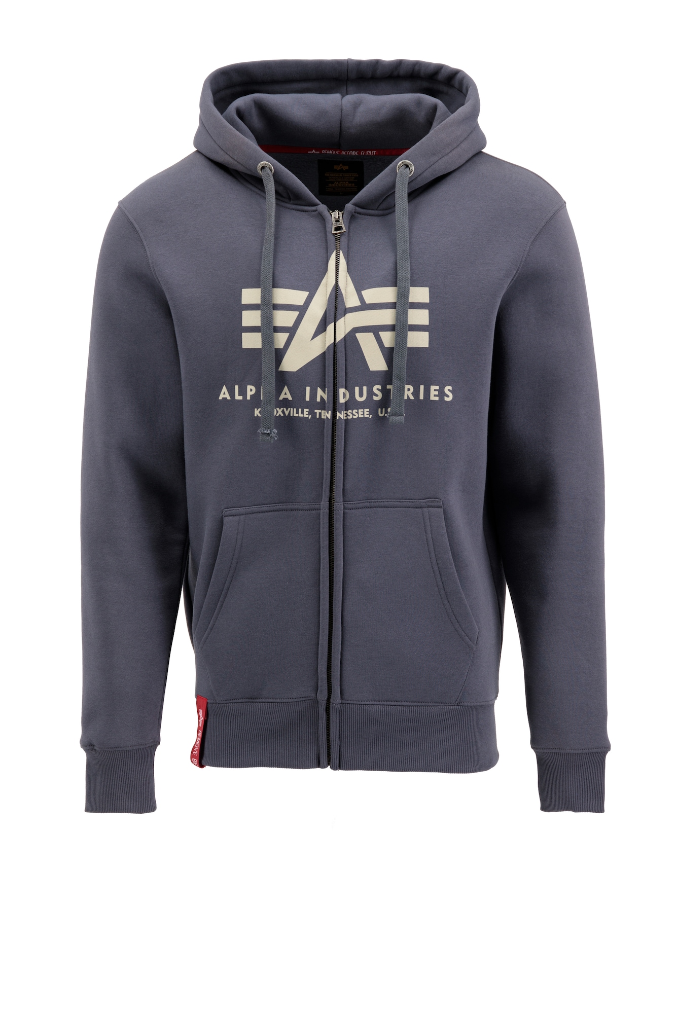 ALPHA INDUSTRIES Jopa na zadrgo  bež / siva