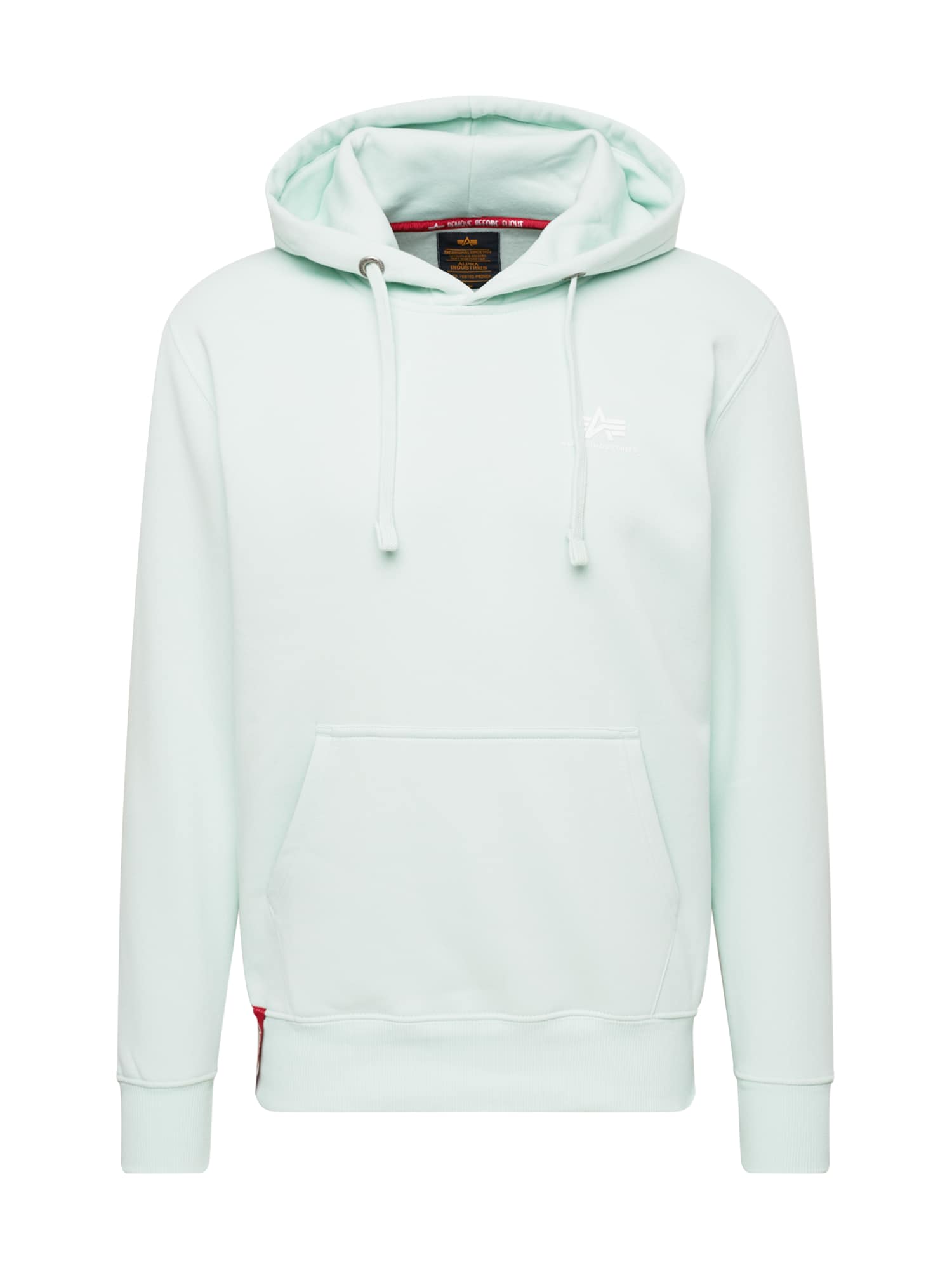 ALPHA INDUSTRIES Majica  meta / bela