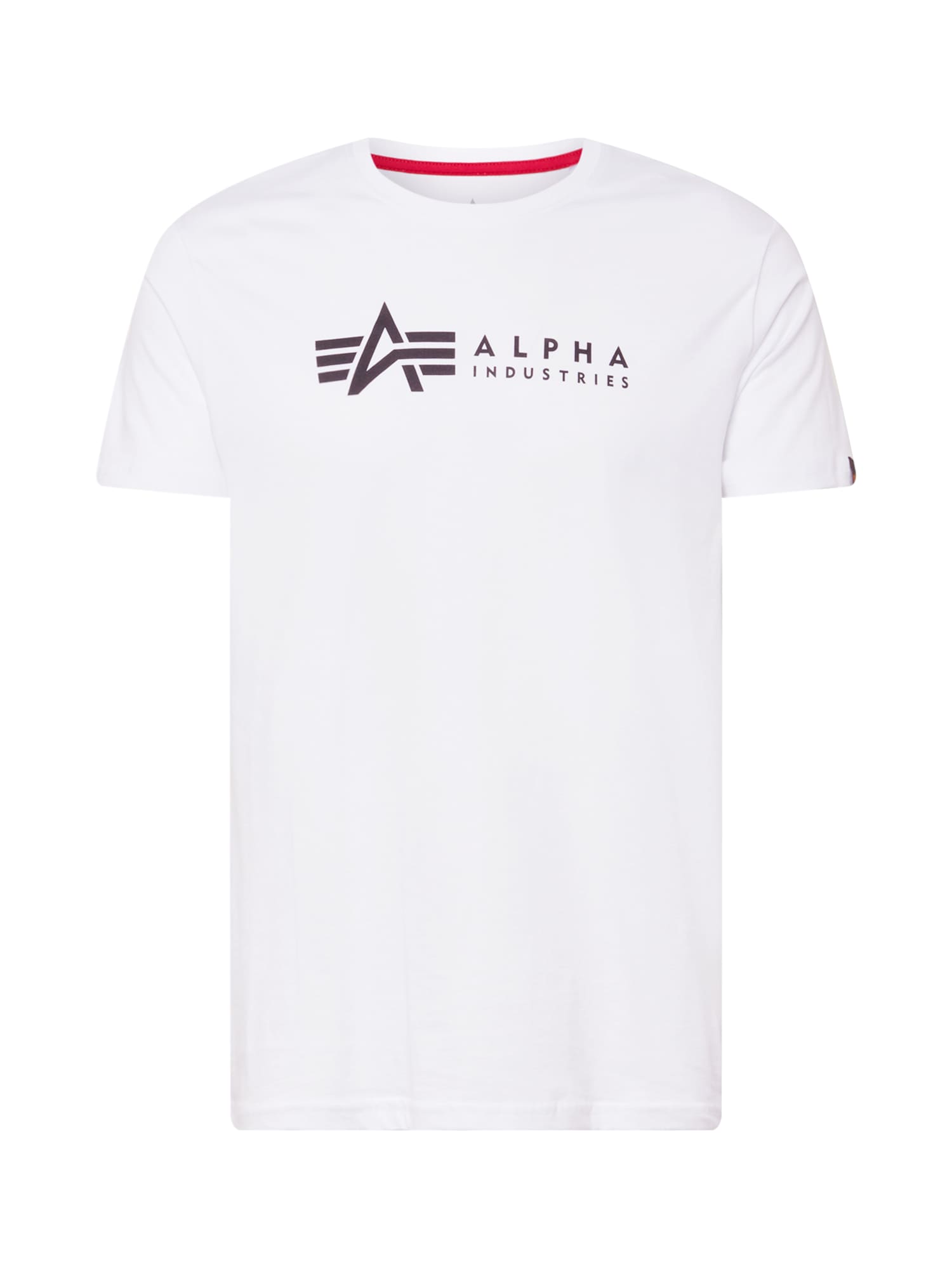 ALPHA INDUSTRIES Majica  rdeča / črna / bela