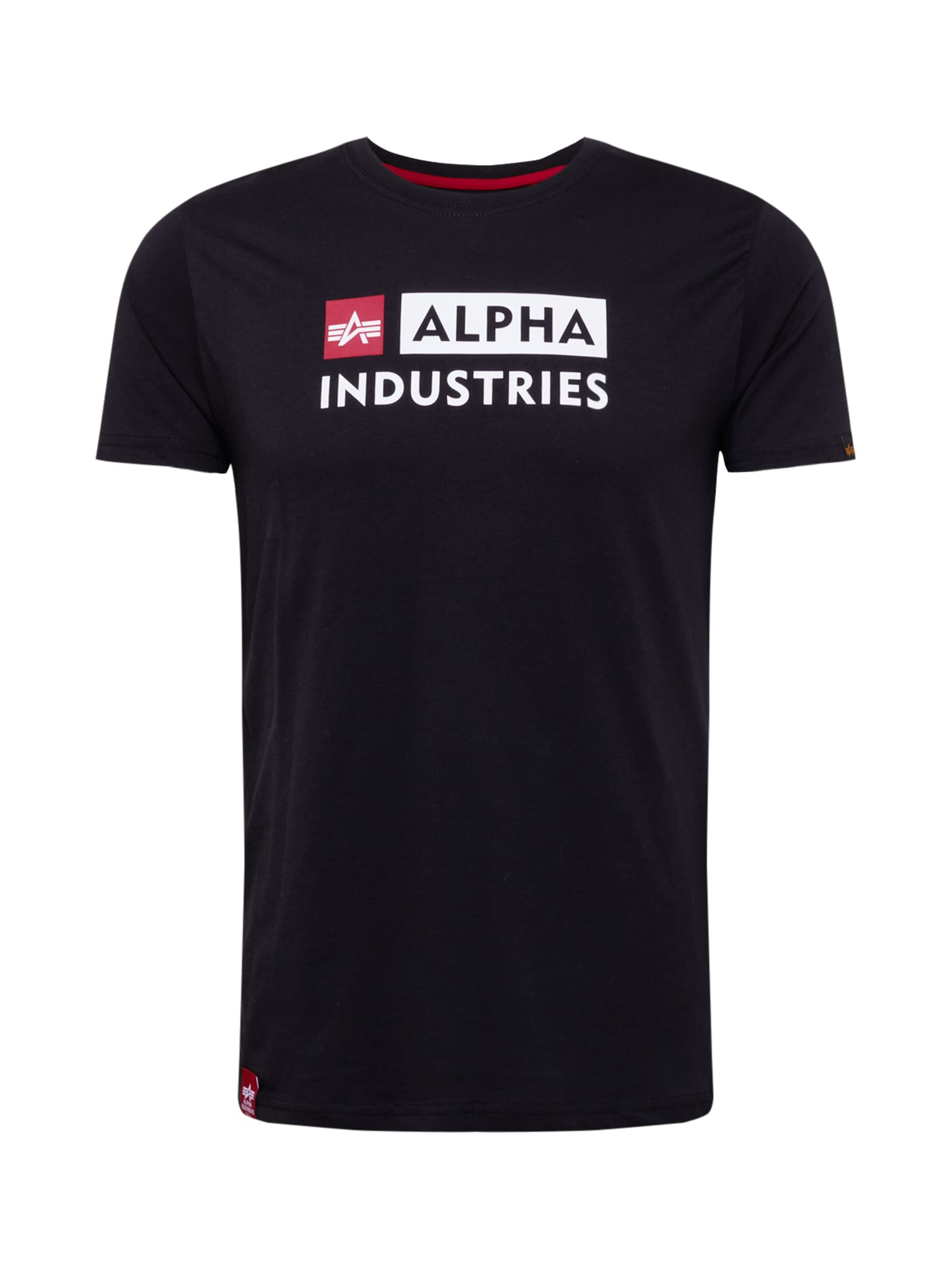 ALPHA INDUSTRIES Majica  rdeča / črna / bela
