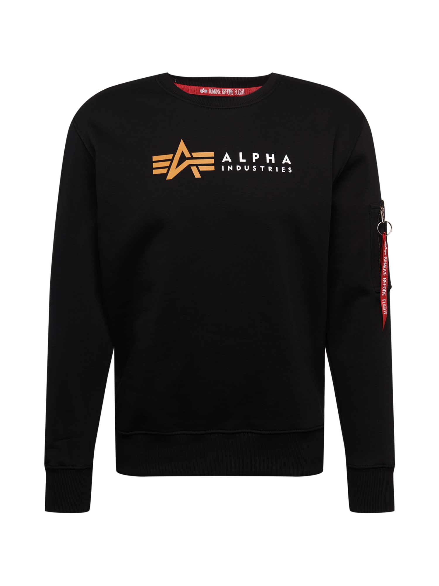 ALPHA INDUSTRIES Majica  žafran / rdeča / črna / bela