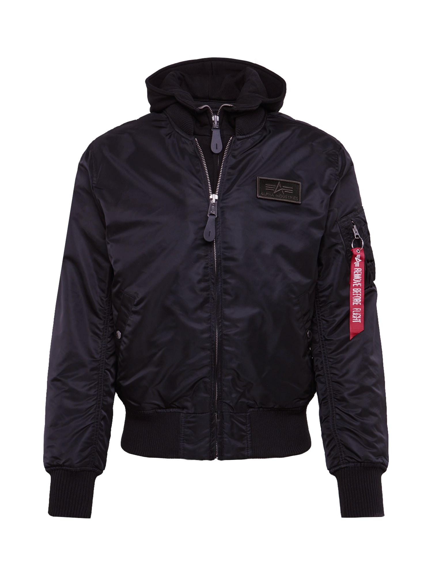 ALPHA INDUSTRIES Prehodna jakna 'MA-1 D-Tec'  črna