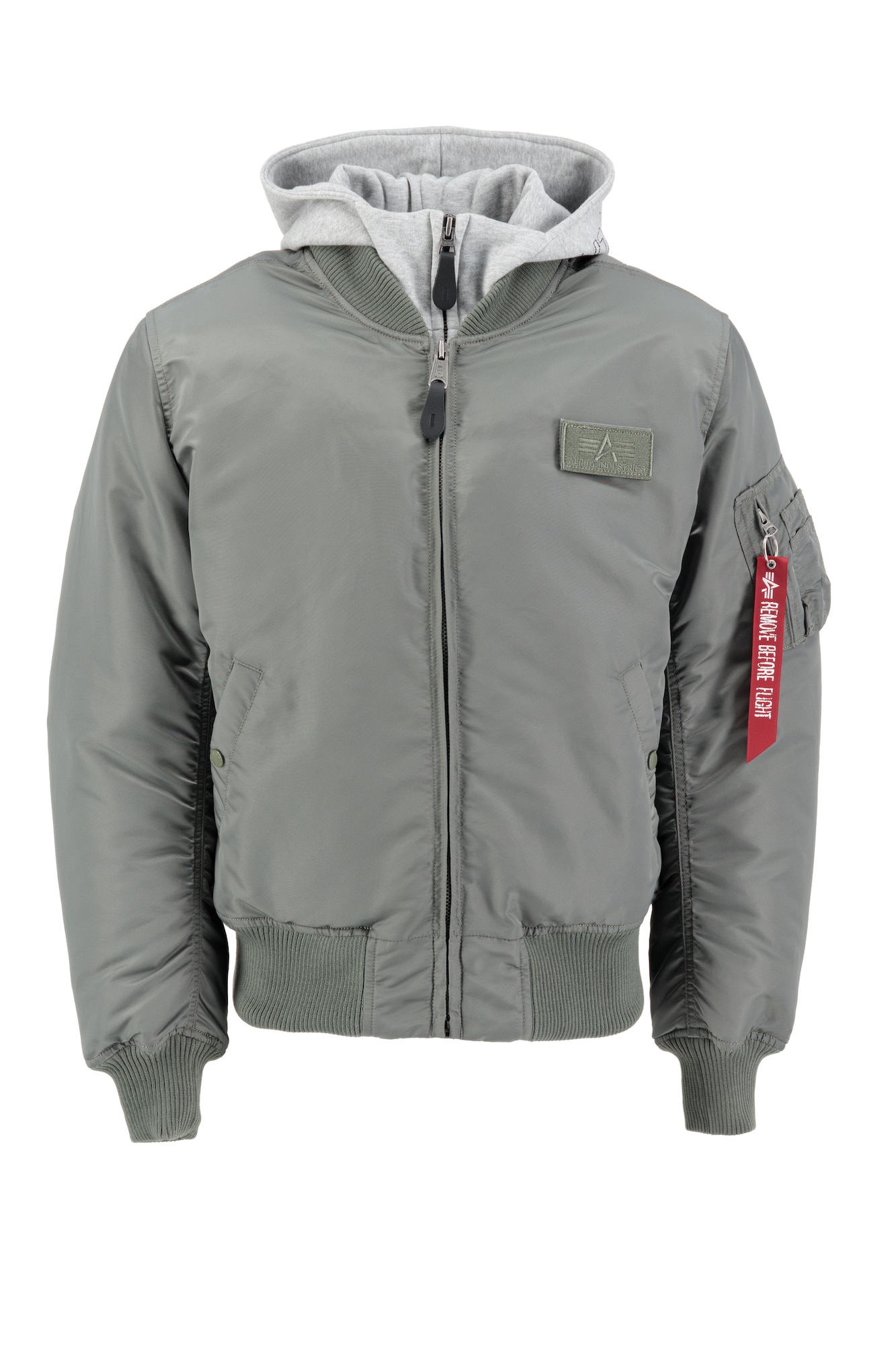 ALPHA INDUSTRIES Prehodna jakna 'MA-1 D-Tec'  zelena