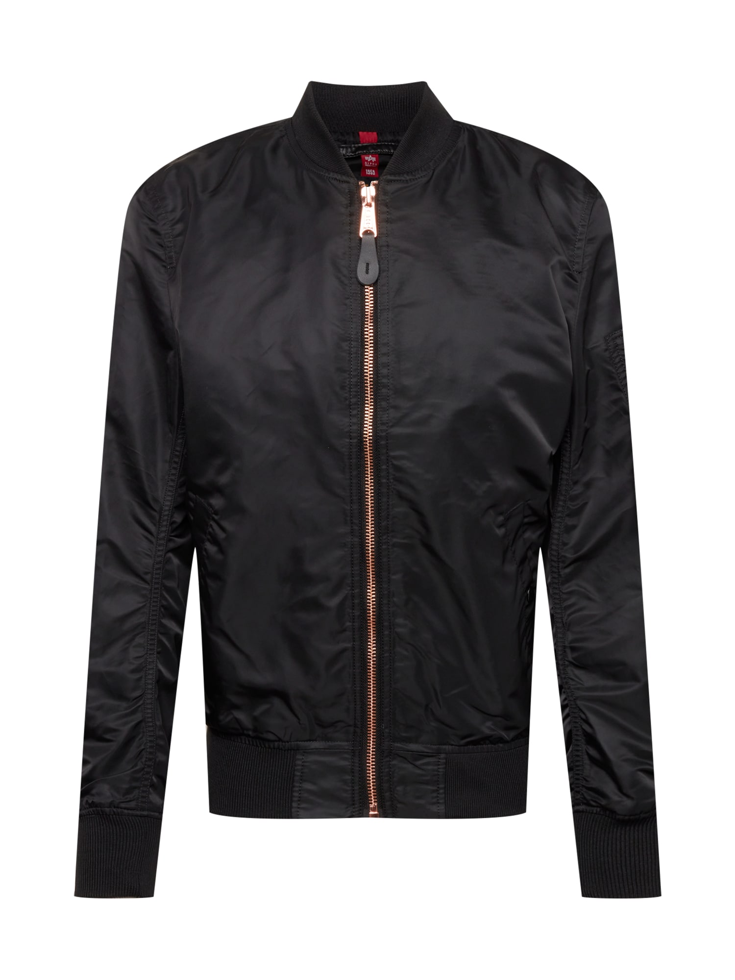 ALPHA INDUSTRIES Prehodna jakna  črna