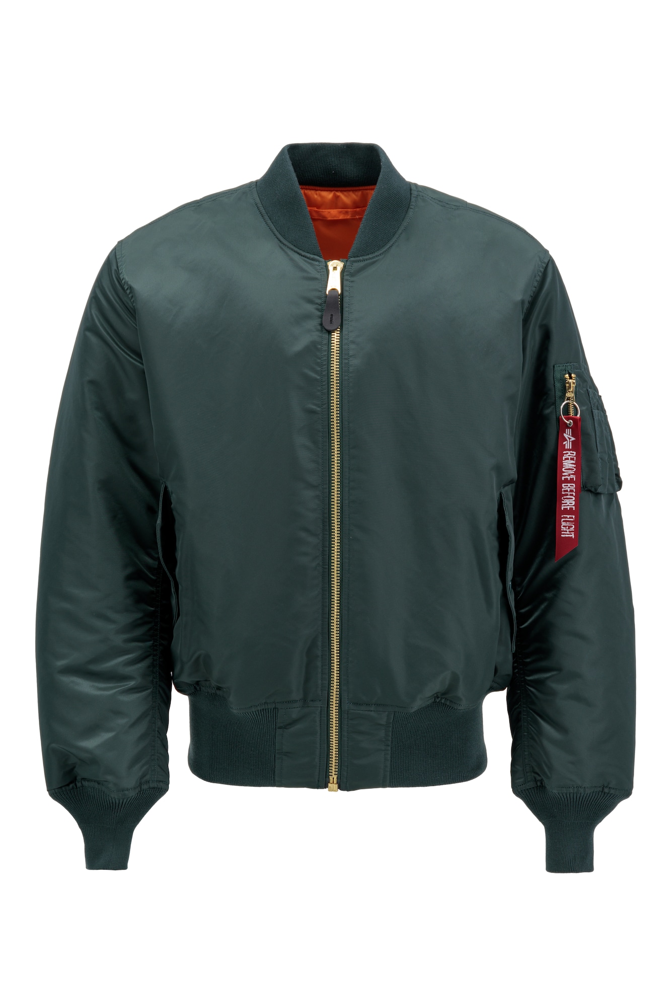 ALPHA INDUSTRIES Prehodna jakna  kaki / oranžna