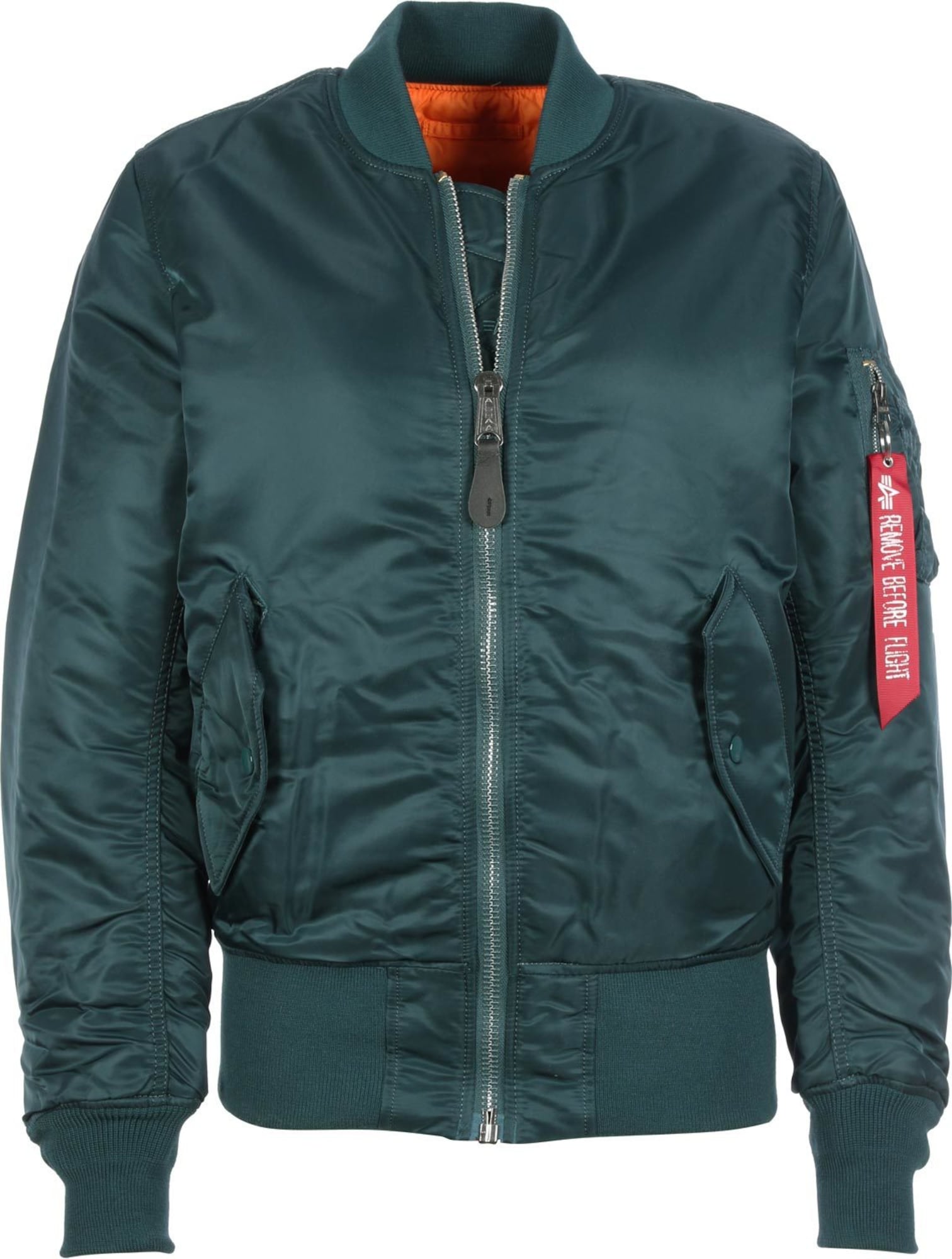 ALPHA INDUSTRIES Prehodna jakna  mornarska / oranžna