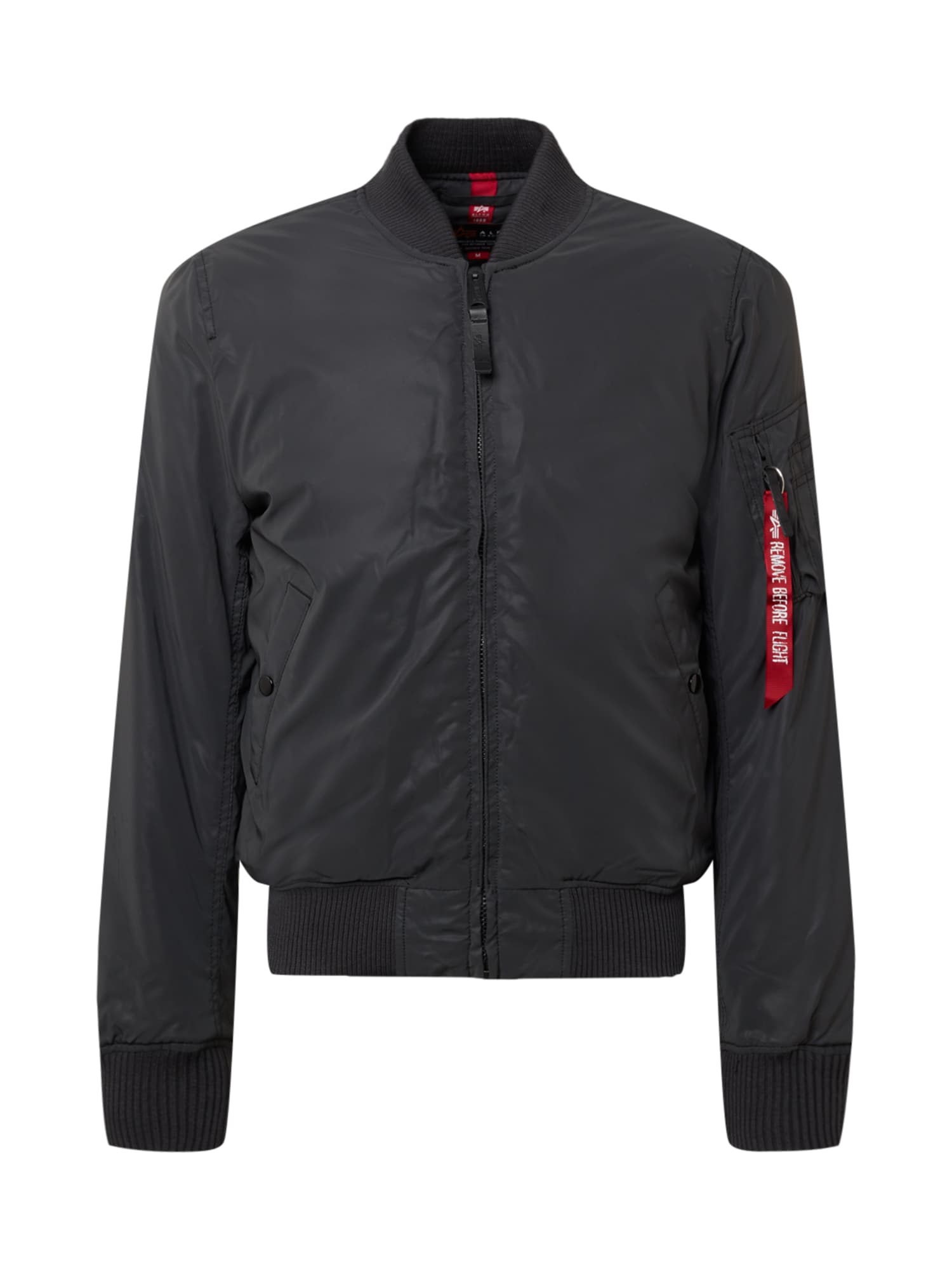 ALPHA INDUSTRIES Prehodna jakna  rdeča / črna / bela