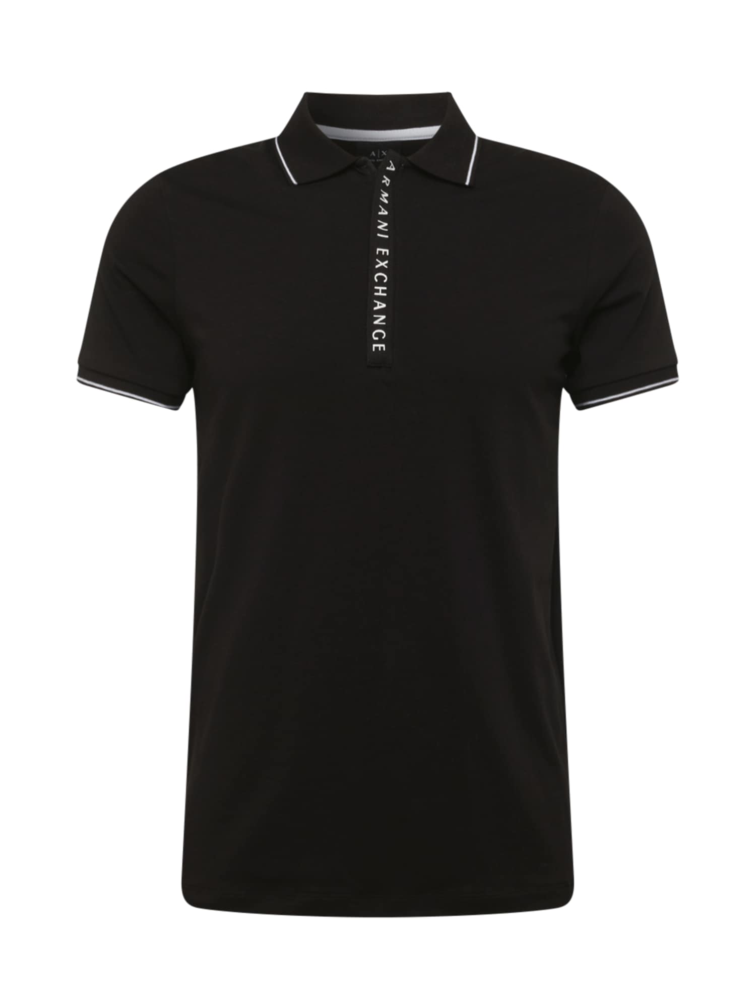ARMANI EXCHANGE Majica  črna / bela