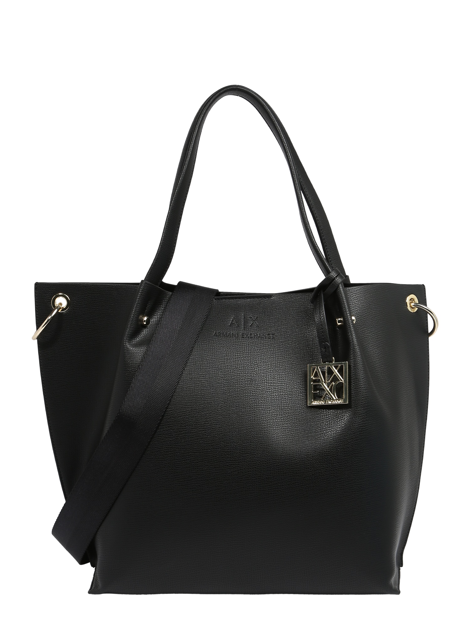 ARMANI EXCHANGE Nakupovalna torba  črna