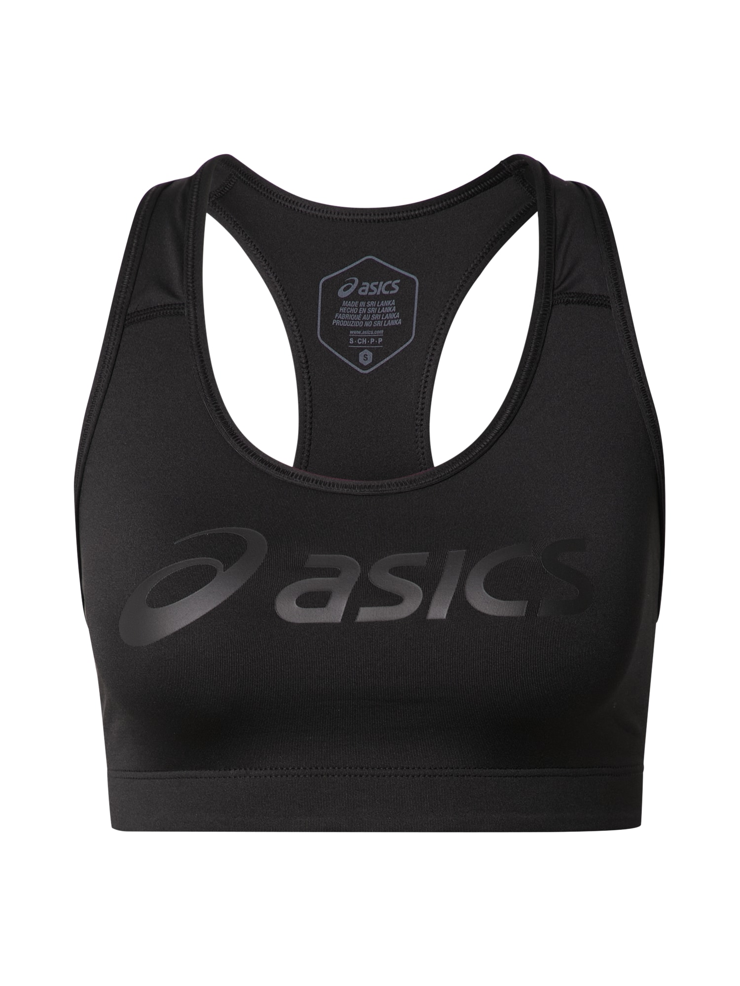 ASICS Športni nederček  črna