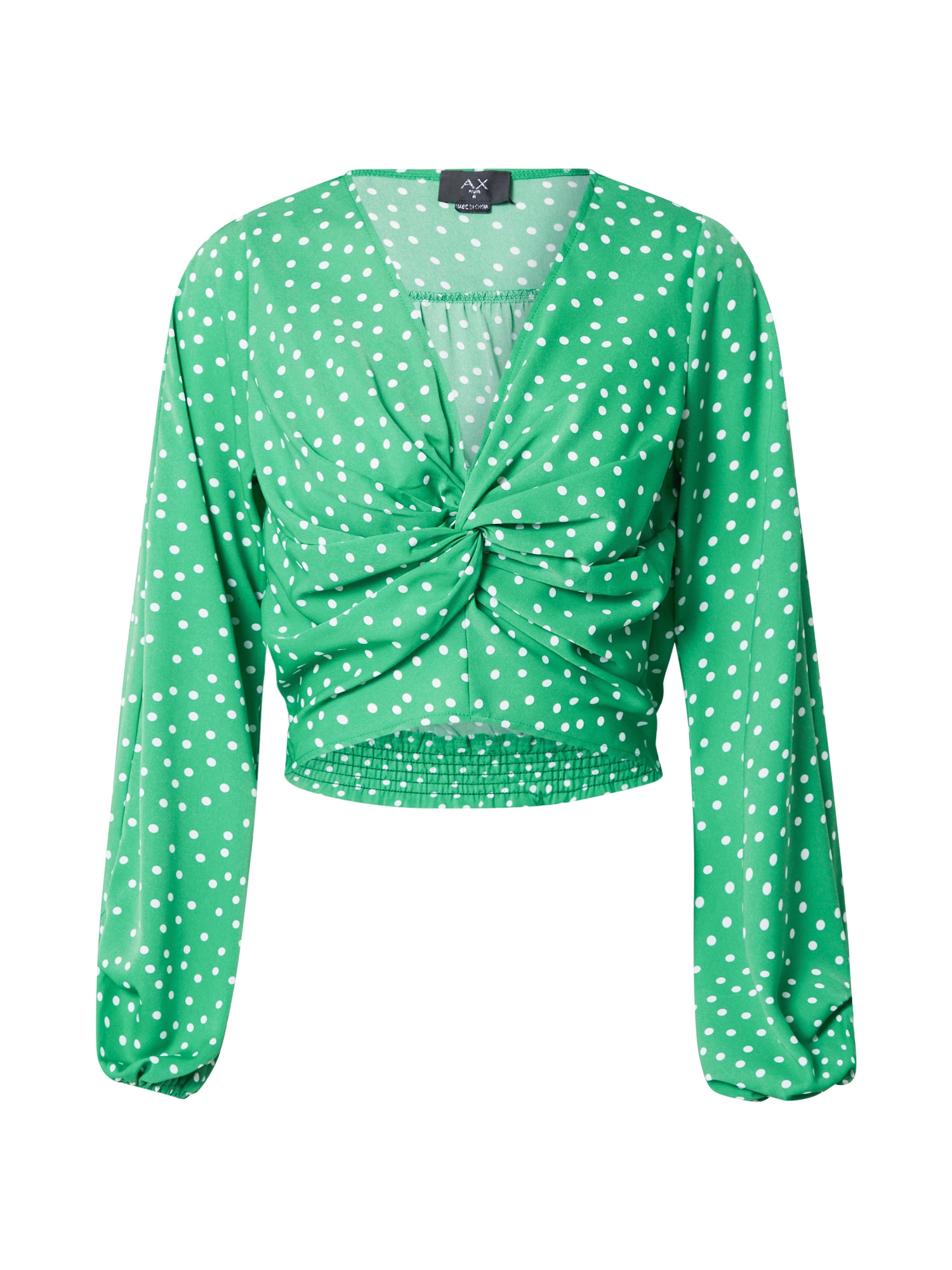 AX Paris Bluza  zelena / bela