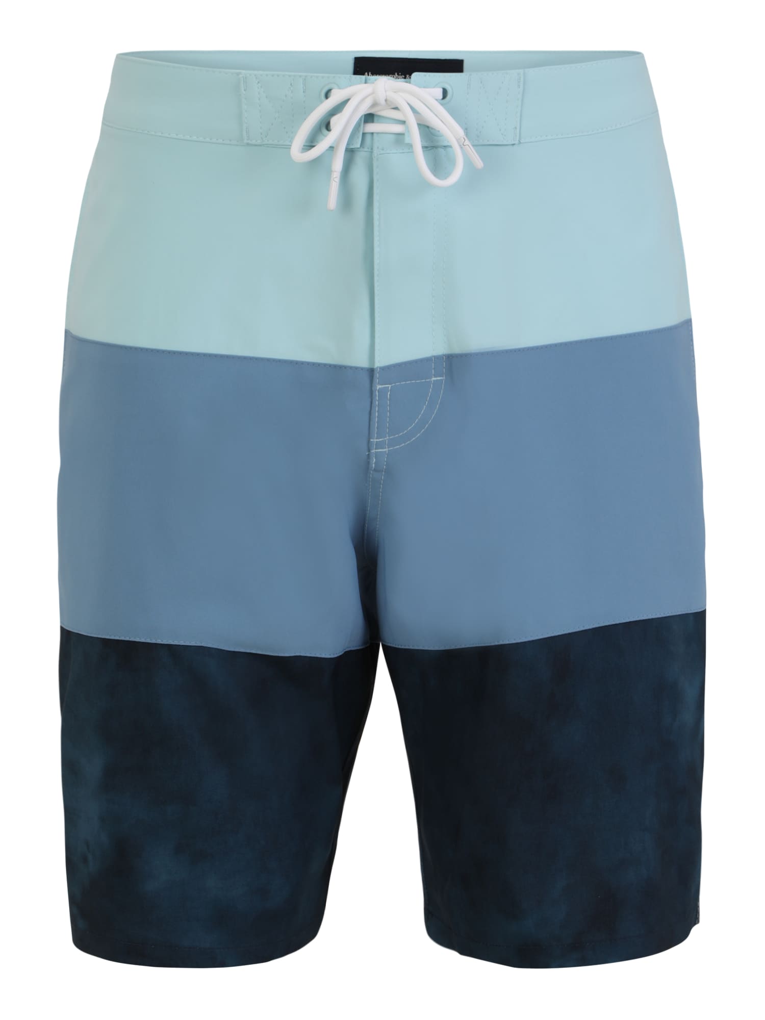 Abercrombie & Fitch Kratke kopalne hlače  marine / dimno modra / svetlo modra