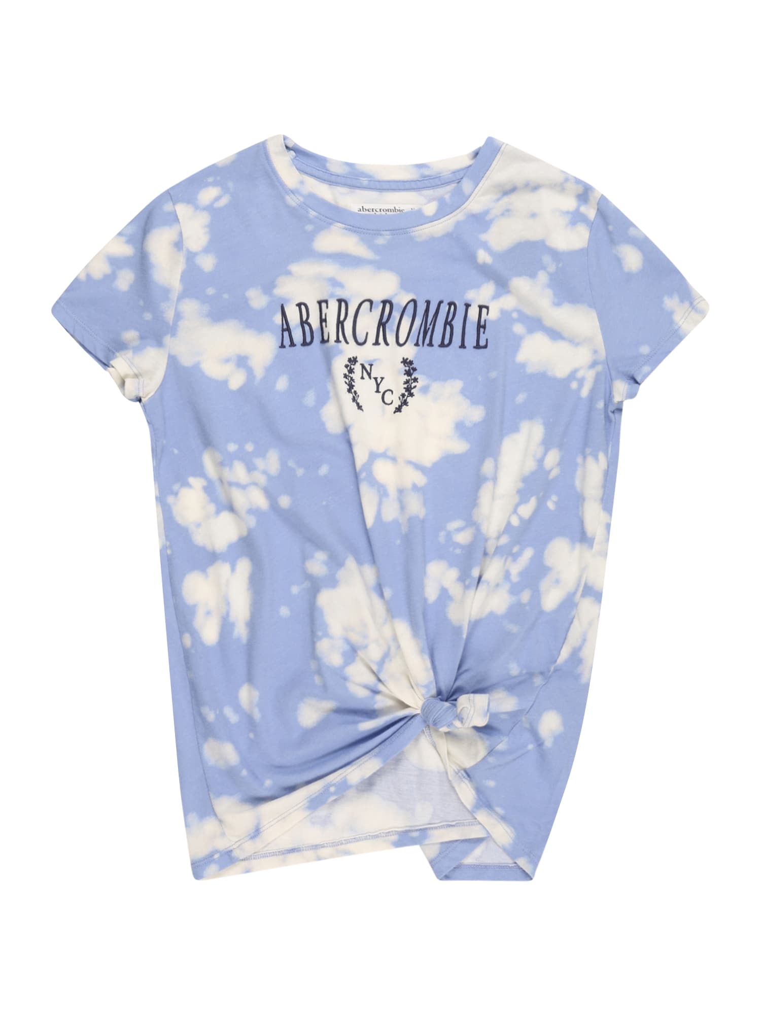 Abercrombie & Fitch Majica  modra / temno modra / bela