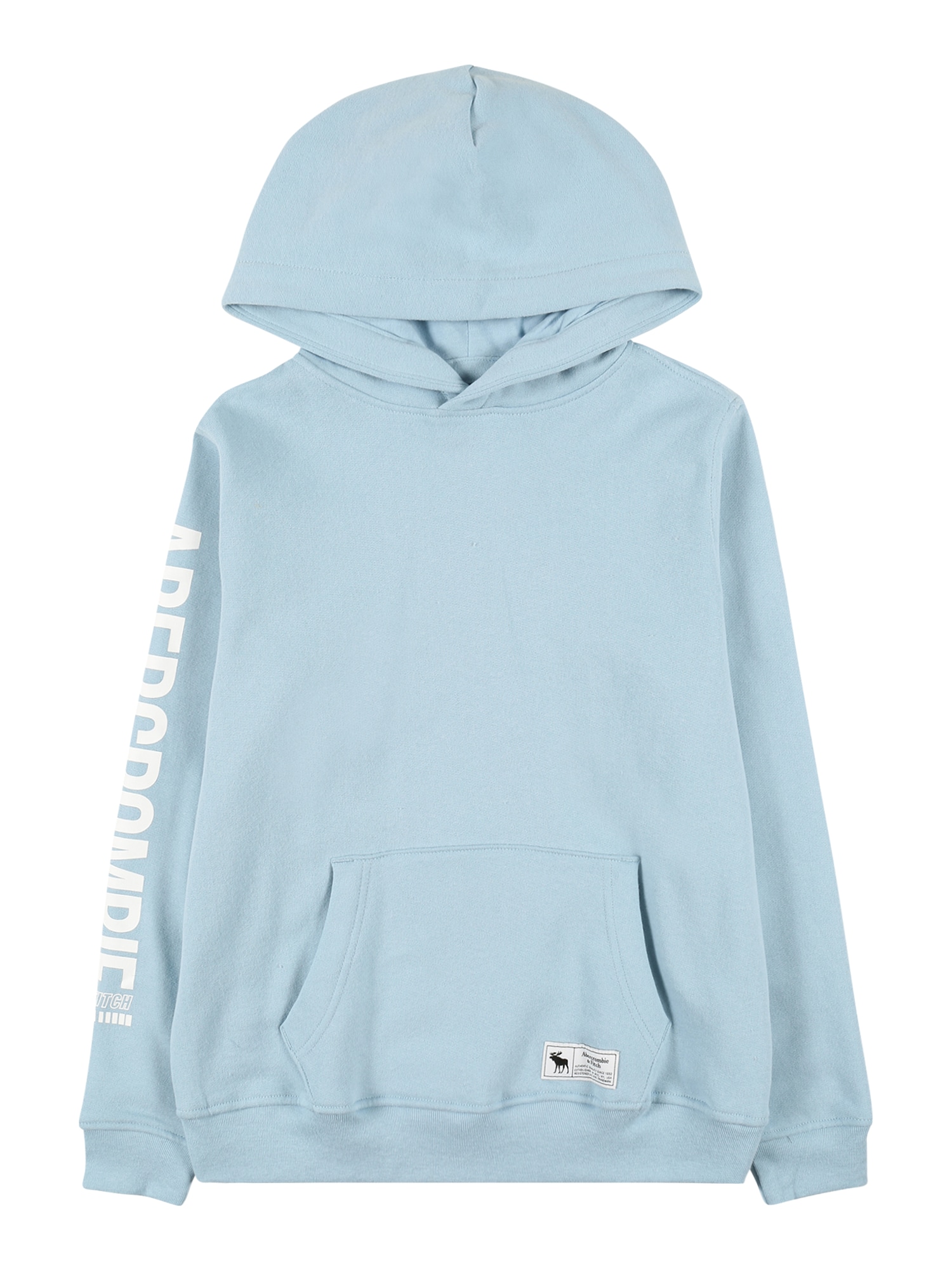 Abercrombie & Fitch Majica  svetlo modra / bela