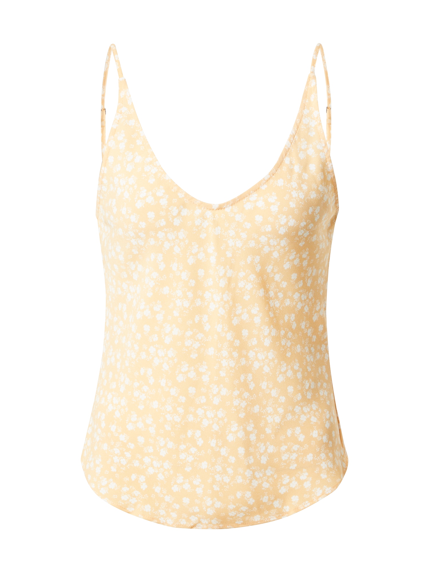 Abercrombie & Fitch Top  rumena / bela