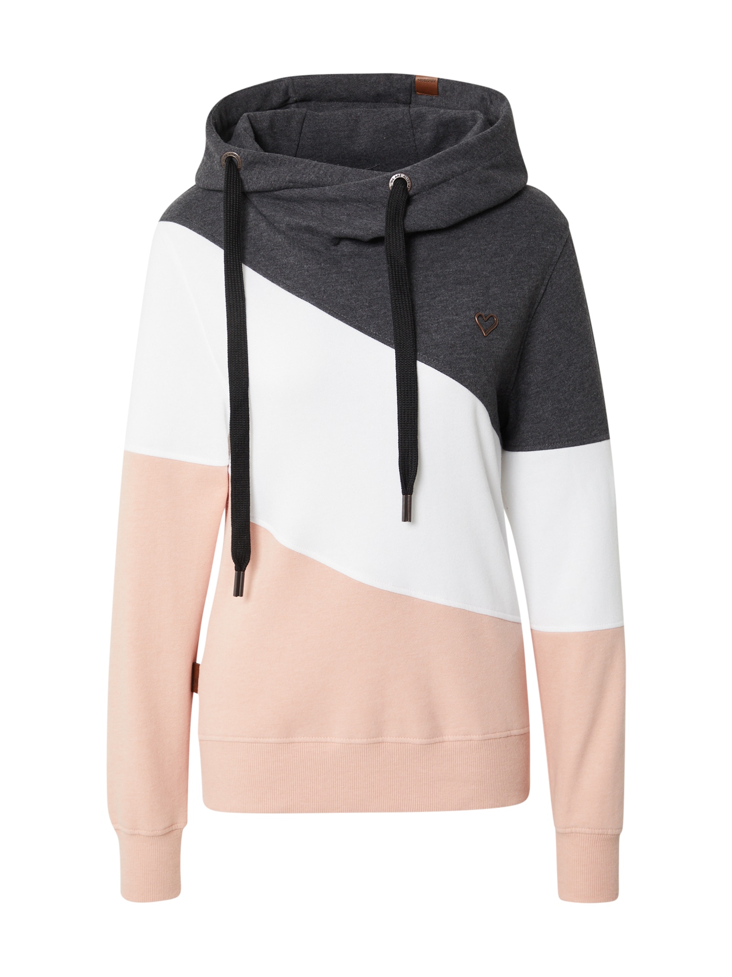 Alife and Kickin Majica 'Stacy'  marine / rjava / pastelno roza / bela