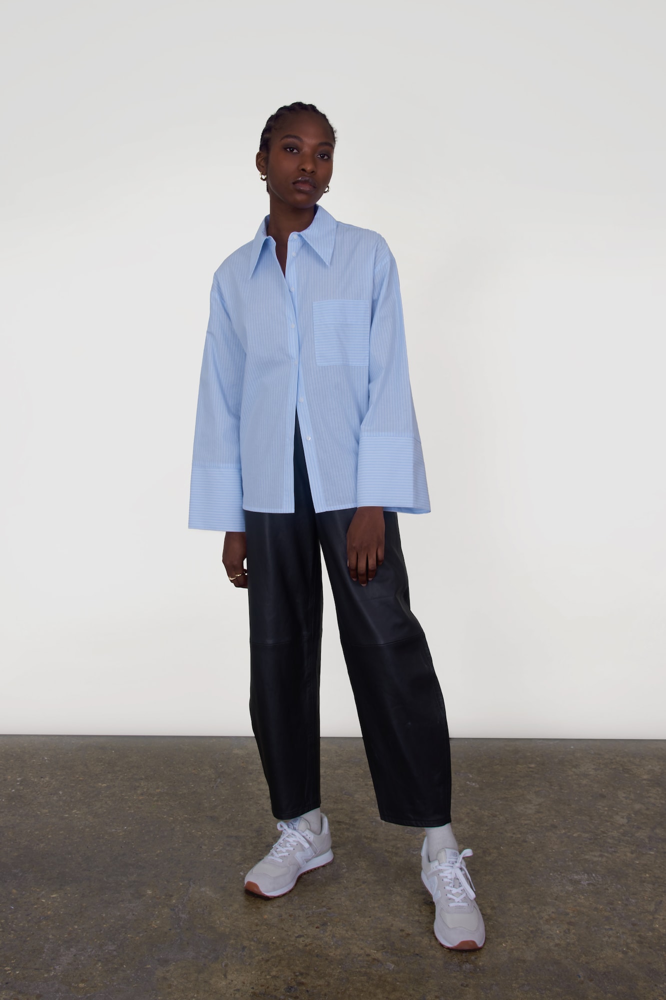 Aligne Bluza 'Farah'  svetlo modra / temno modra