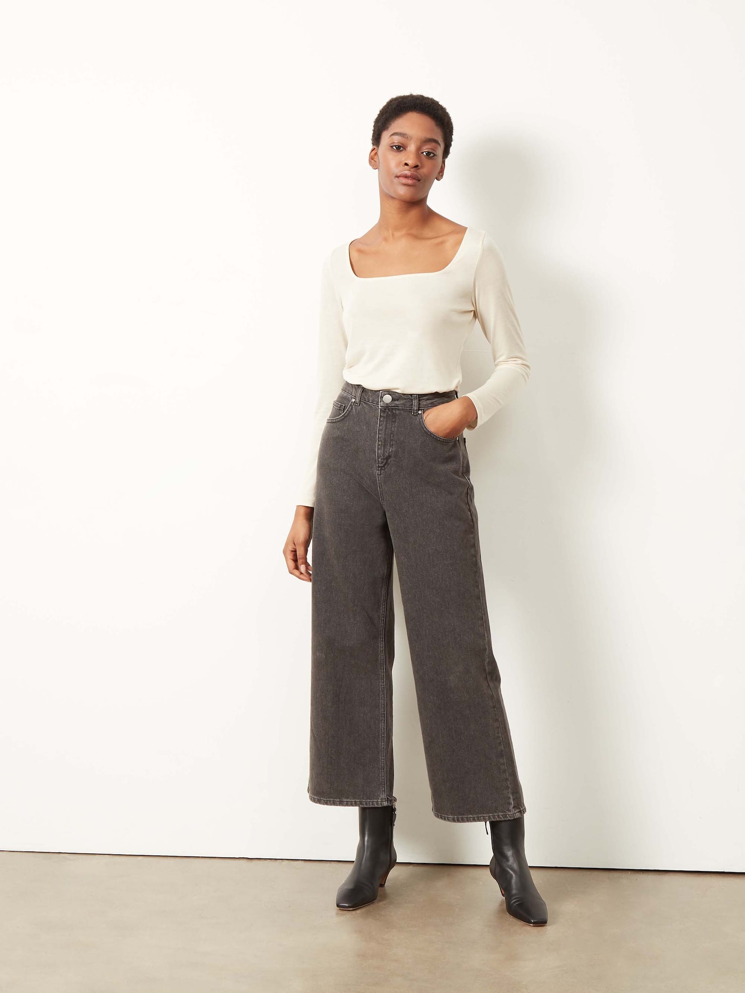 Aligne Kavbojke 'Cinzia'  črn denim