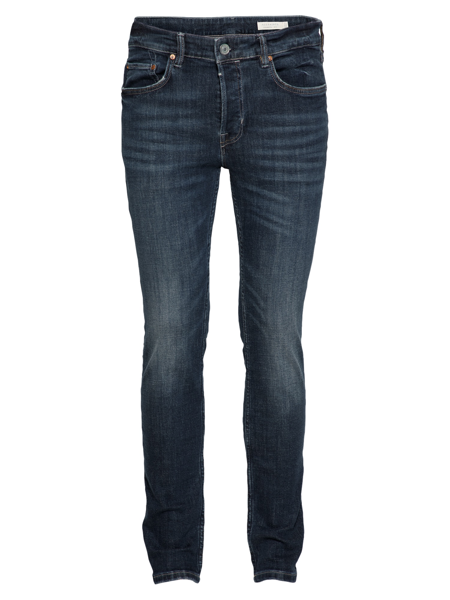 AllSaints Kavbojke  moder denim / temno modra