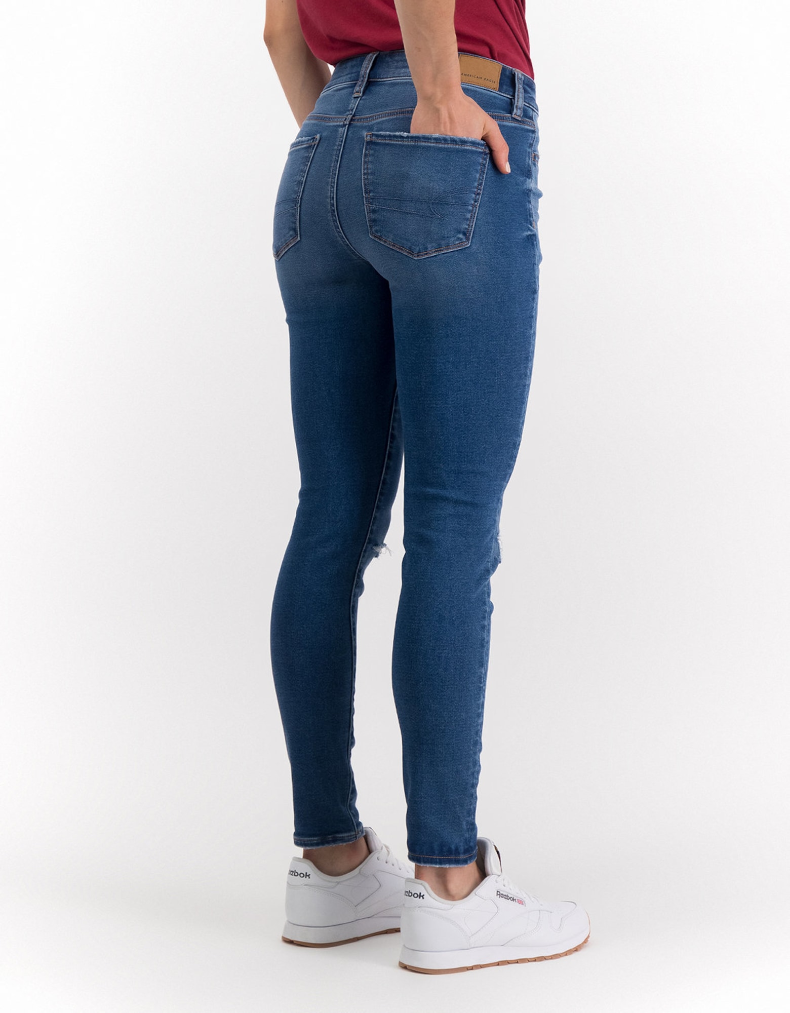 American Eagle Kavbojke  moder denim