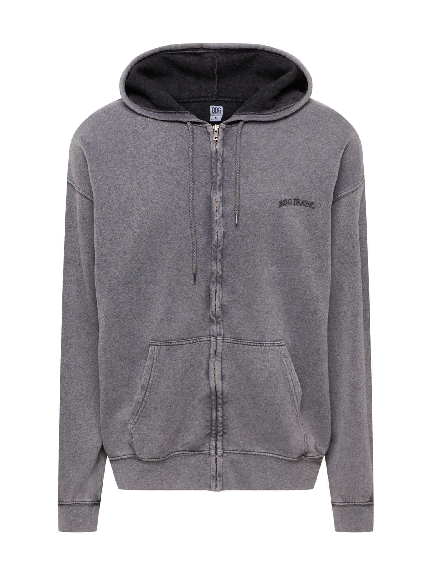 BDG Urban Outfitters Jopa na zadrgo  siva / črna