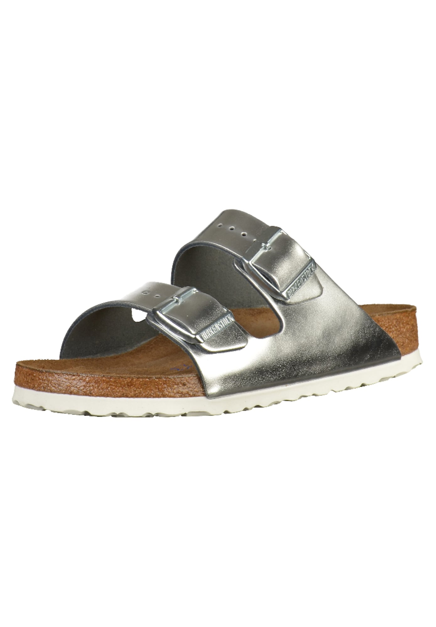 BIRKENSTOCK Nizki natikači 'Arizona'  srebrna