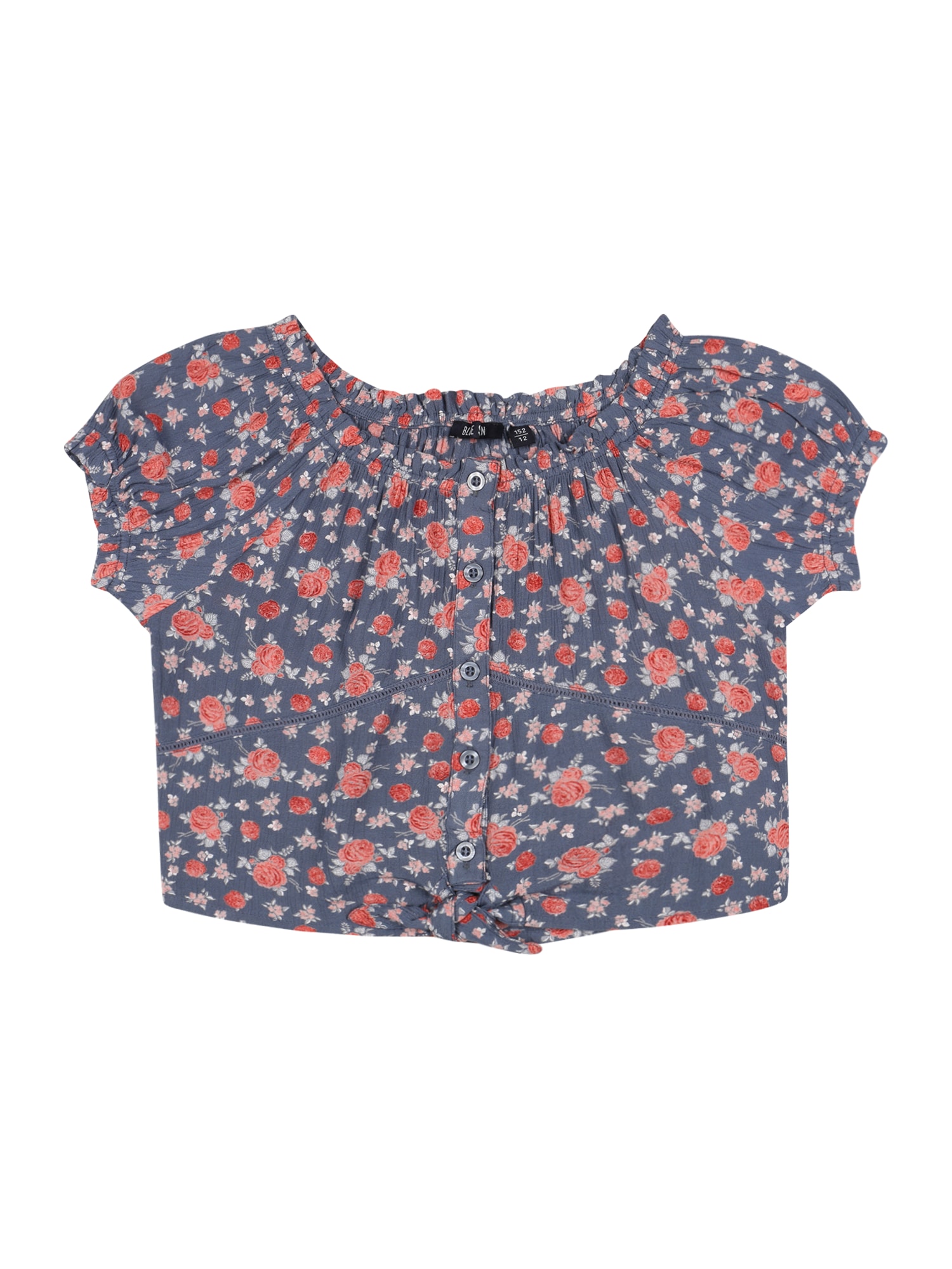 BLUE SEVEN Bluza  marine / svetlo modra / rdeča / pastelno rdeča